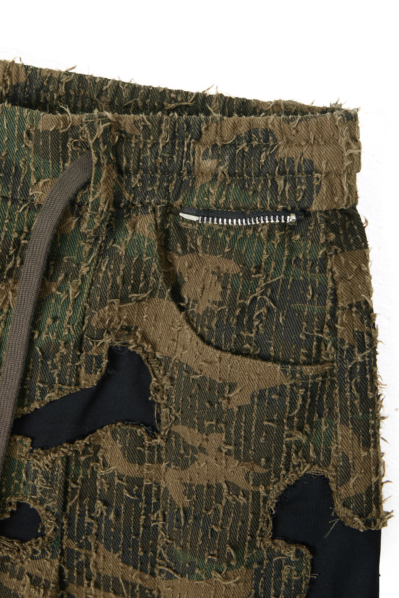 RELABEL Camo Skeleton Patch Shorts