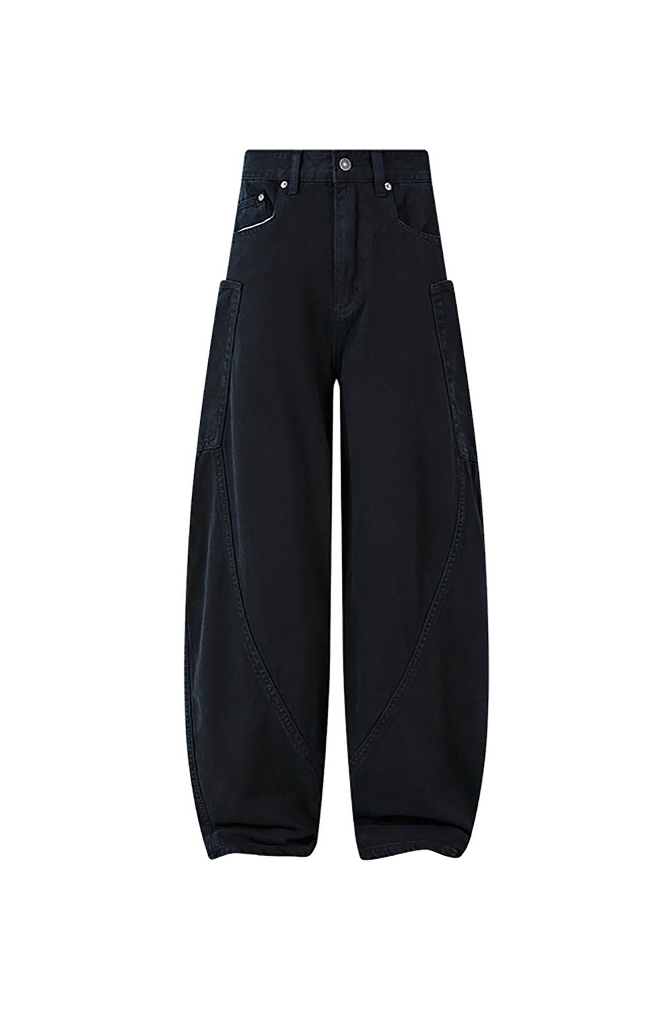 KREATE Curve Panel Wide-Leg Pants, premium urban and streetwear designers apparel on PROJECTISR.com, KREATE