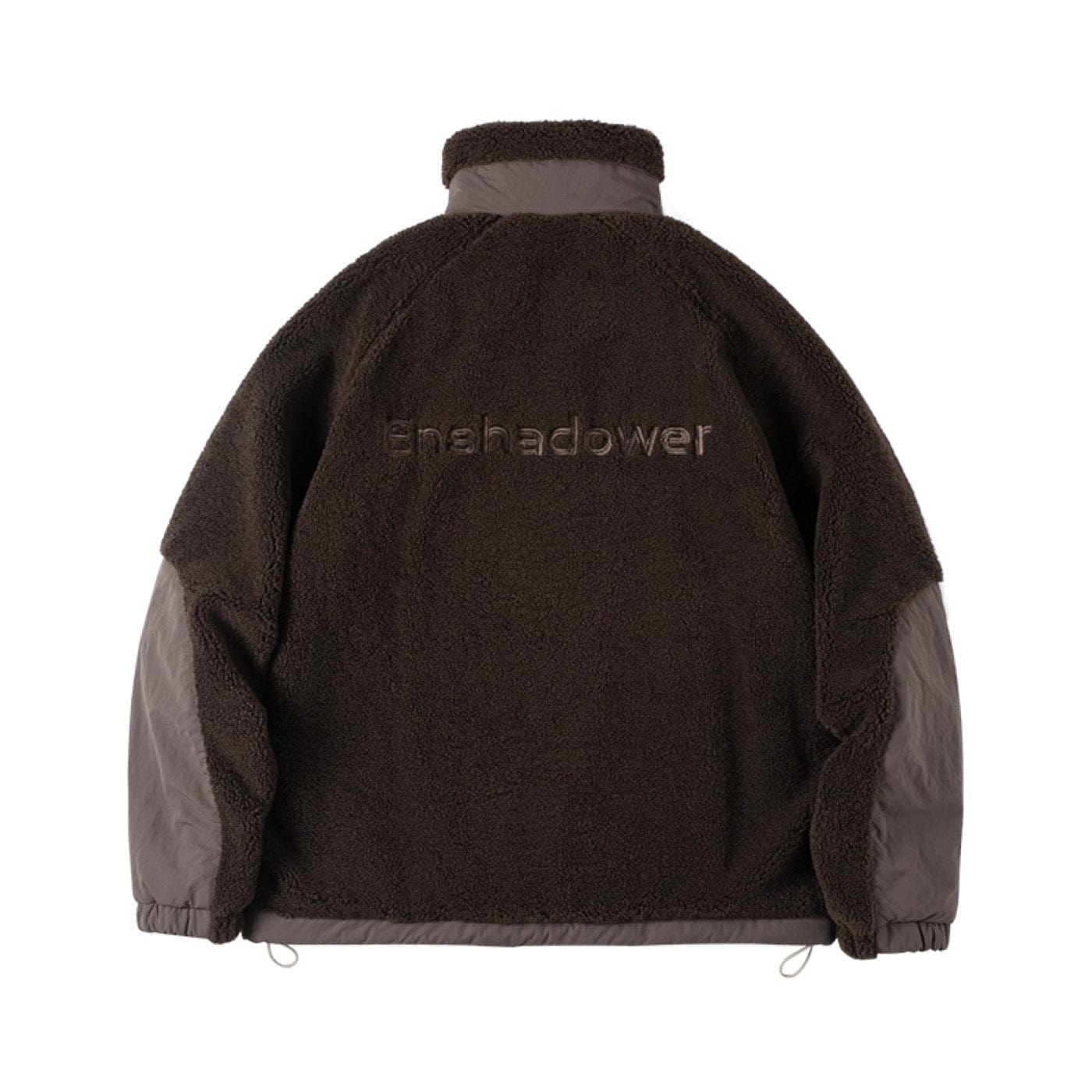ENSHADOWER Spliced High-Collar Fleece Jacket, premium urban and streetwear designers apparel on PROJECTISR.com, ENSHADOWER