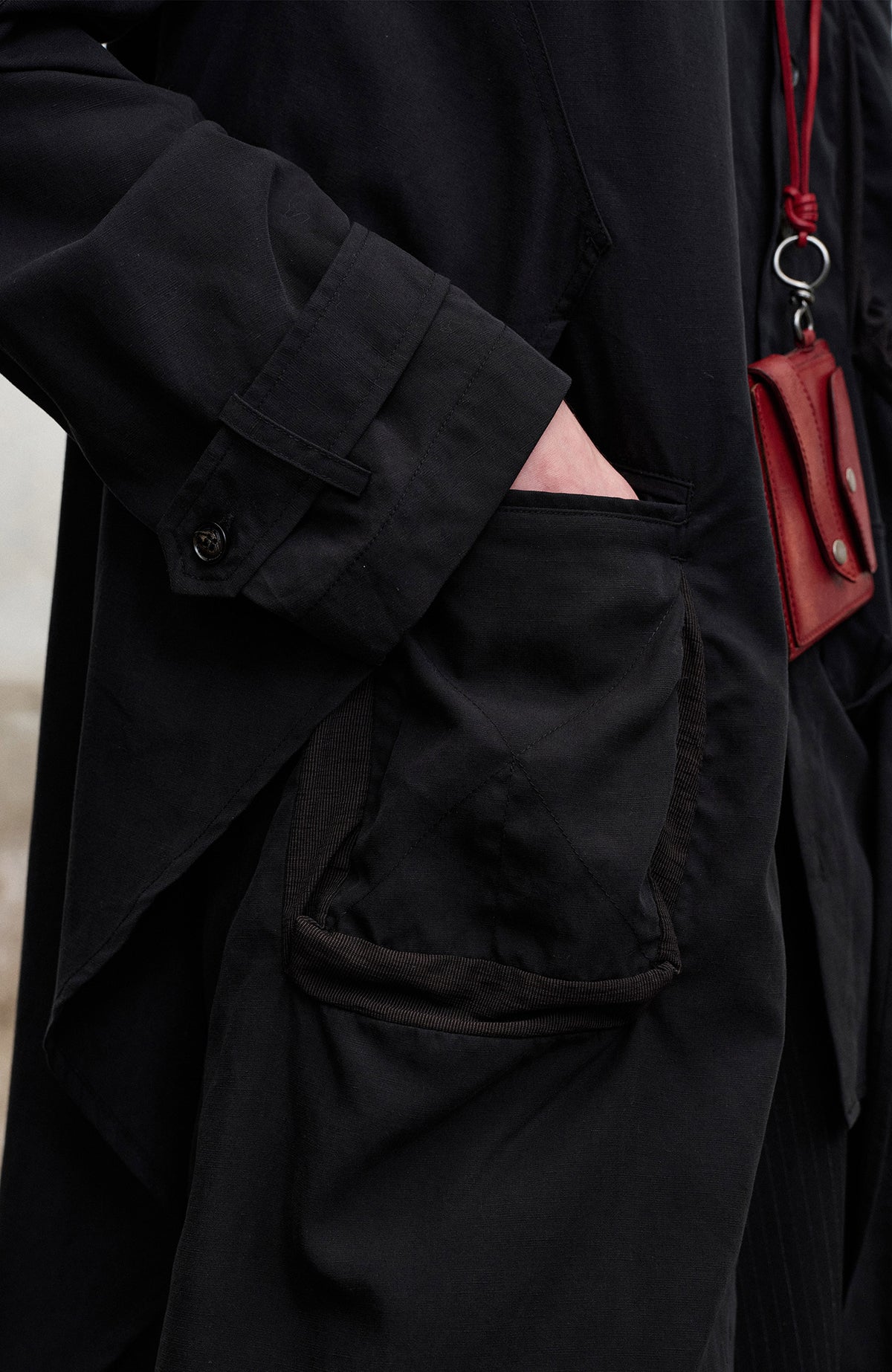 ILNya Nieternite Nifutur Asymmetrical Lapel Shirt-Style Coat