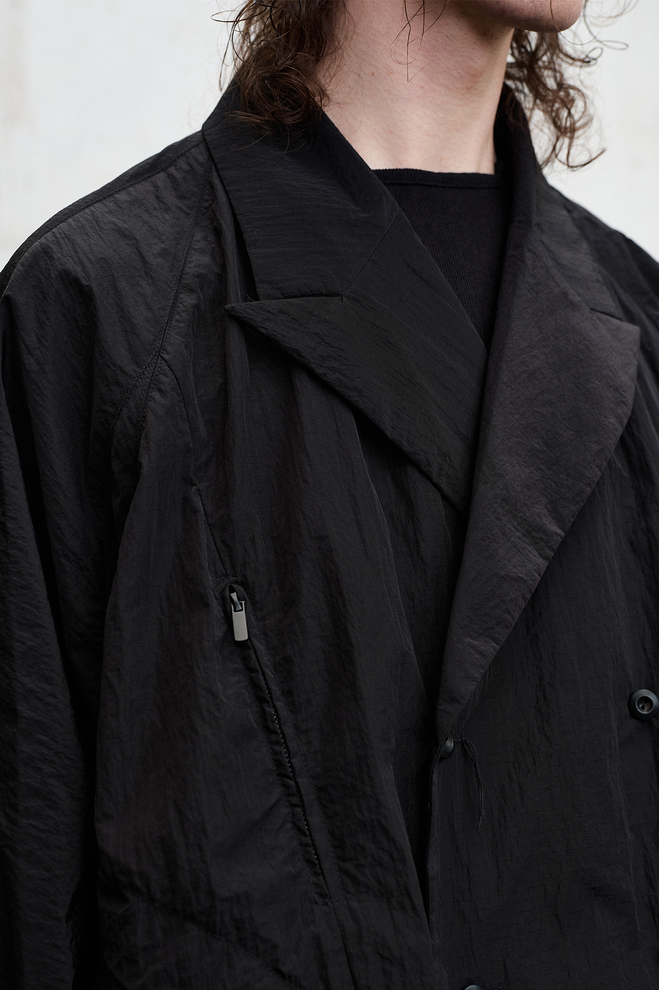ILNya Nieternite Nifutur Wingsuit Double-Breasted Blazer Jacket, premium urban and streetwear designers apparel on PROJECTISR.com, ILNya Nieternite Nifutur
