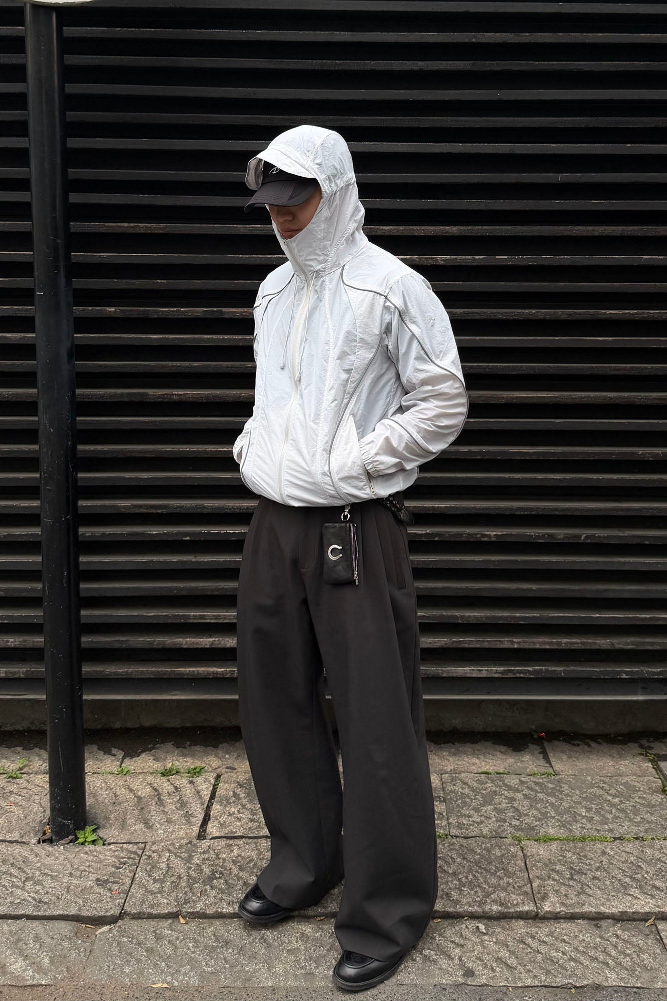 CATSSTAC Curved-Panel Lightweight UV Protection Jacket, premium urban and streetwear designers apparel on PROJECTISR.com, CATSSTAC