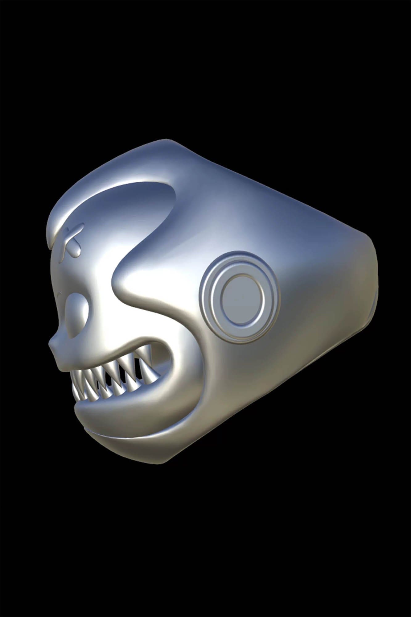 EMBRYO The Face Ring, premium urban and streetwear designers apparel on PROJECTISR.com, EMBRYO
