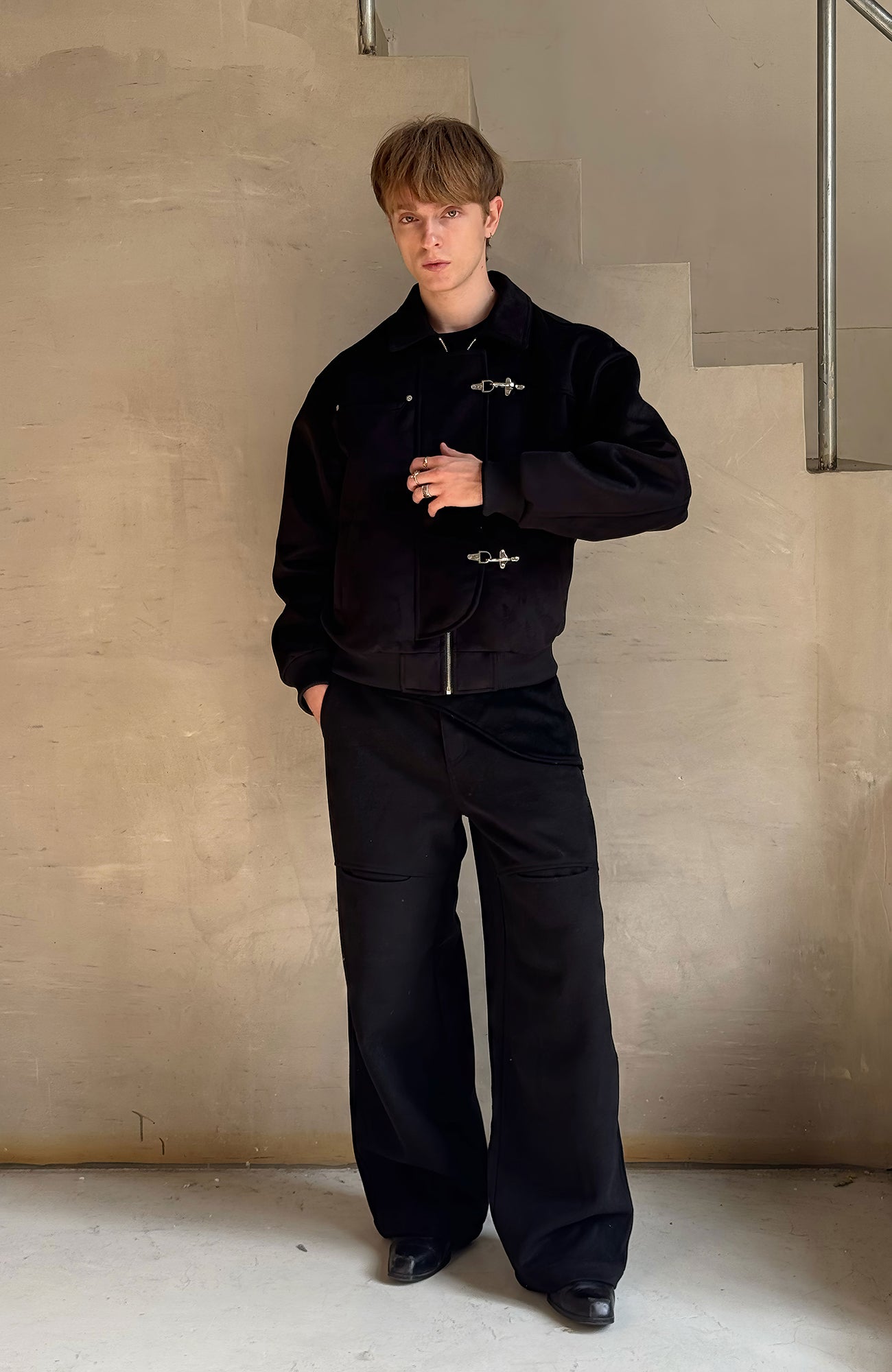 ESAIAS Harness-Lock Wool-Blend Jacket