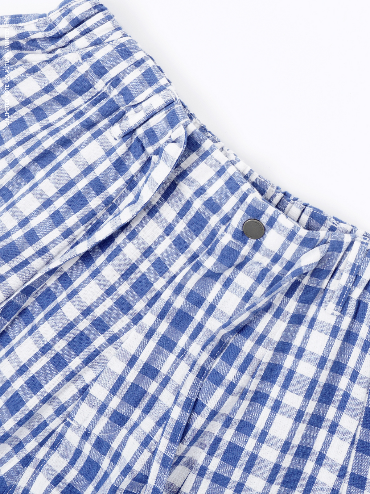 UNLIMITED MOTE Plaid Wide-Leg Balloon Pants, premium urban and streetwear designers apparel on PROJECTISR.com, UNLIMITED MOTE
