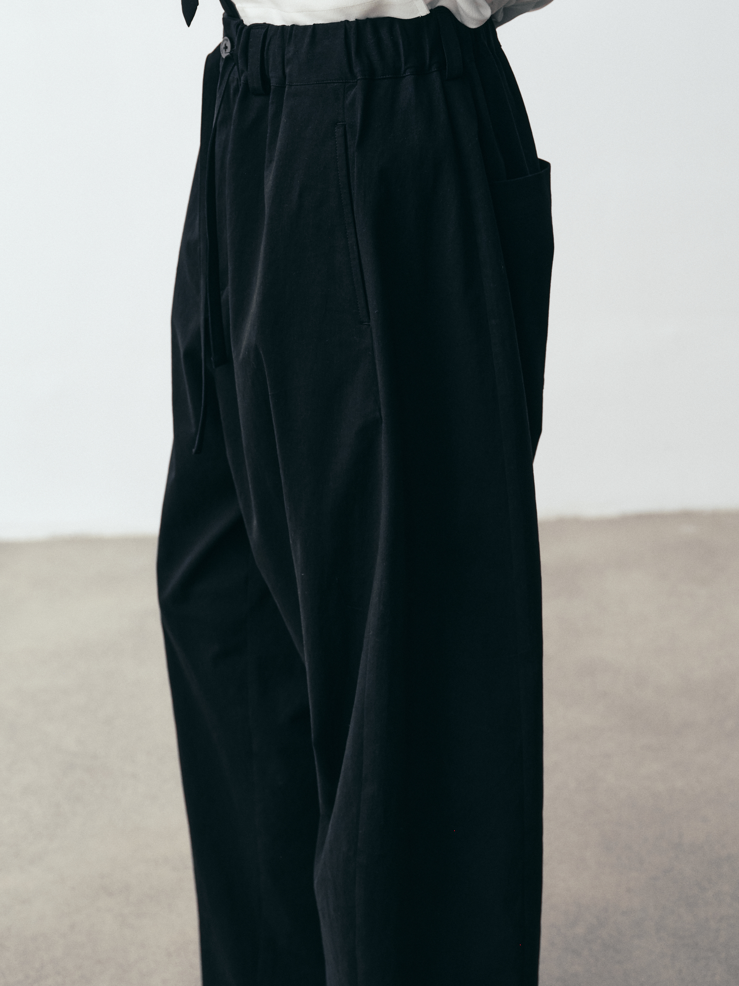 GRAINMUSTARD High-Waist Tie-Waist Pants