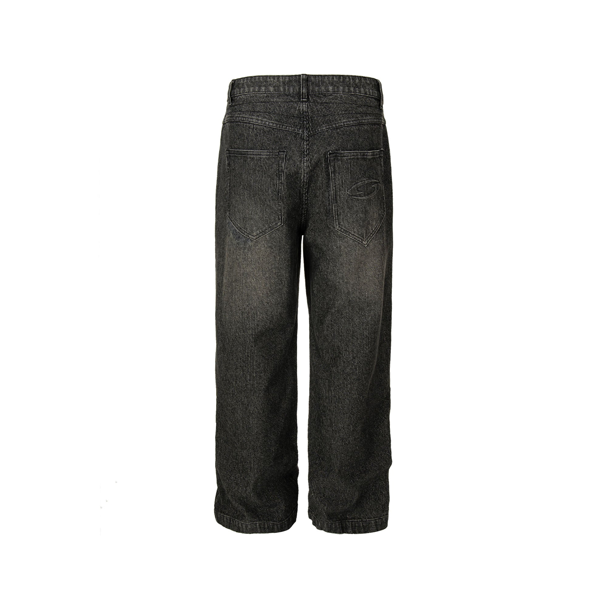 F2CE Retro Corduroy Logo Embroidery Straight-Leg Jeans, premium urban and streetwear designers apparel on PROJECTISR.com, F2CE