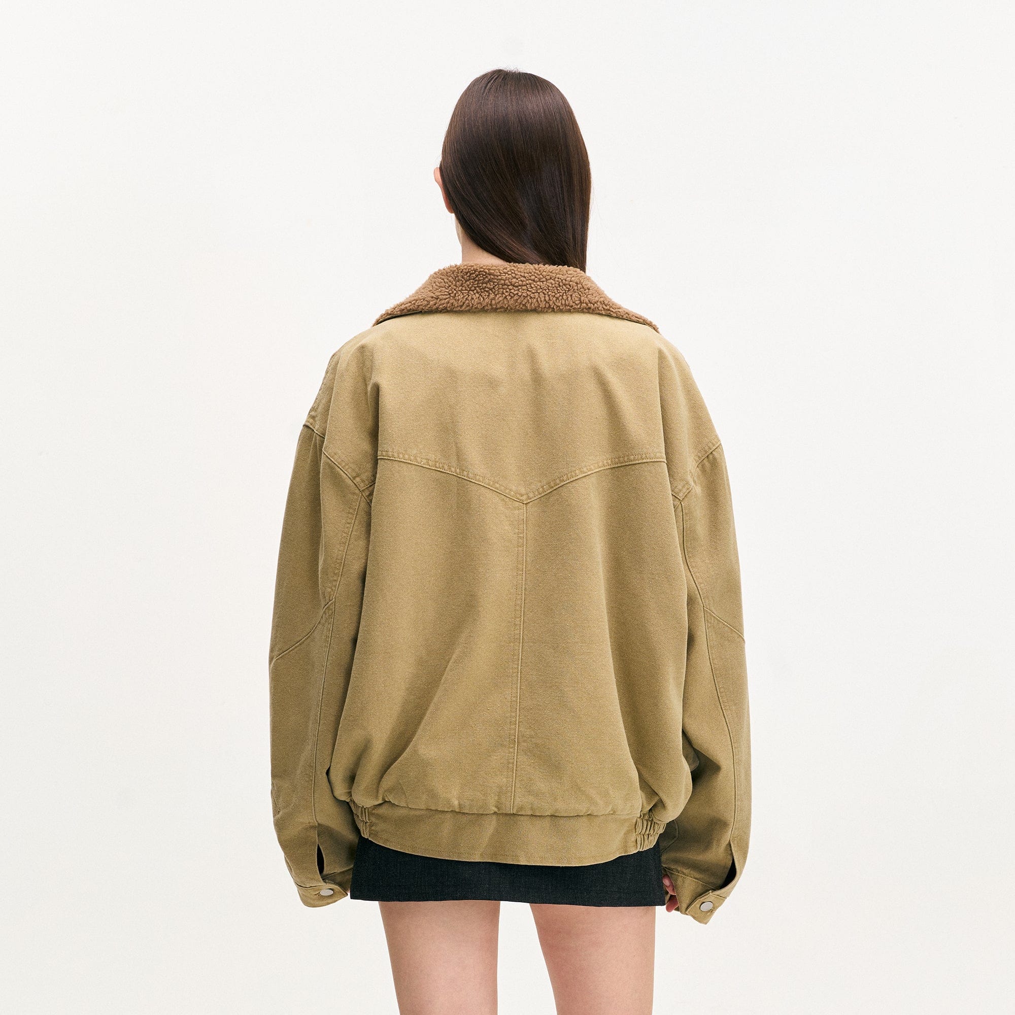 LEONSENSE Big Pocket Fleece-Lined Barn Jacket, premium urban and streetwear designers apparel on PROJECTISR.com, LEONSENSE