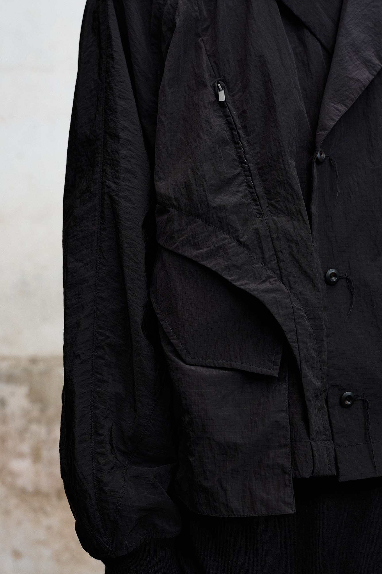 ILNya Nieternite Nifutur Wingsuit Double-Breasted Blazer Jacket, premium urban and streetwear designers apparel on PROJECTISR.com, ILNya Nieternite Nifutur