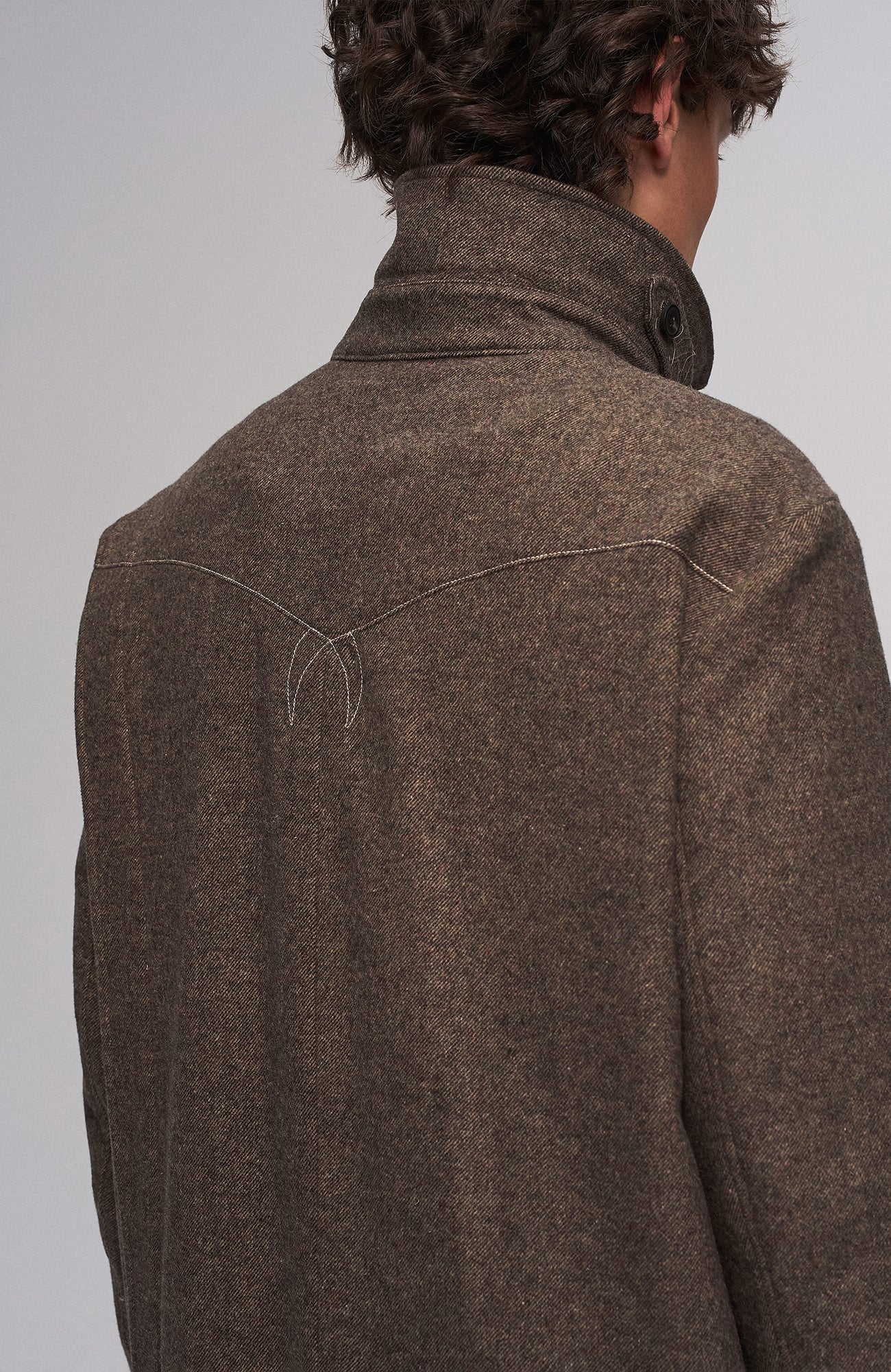 ILNya Nieternite Nifutur Deconstructed Arc Panel Wool Blend Jacket