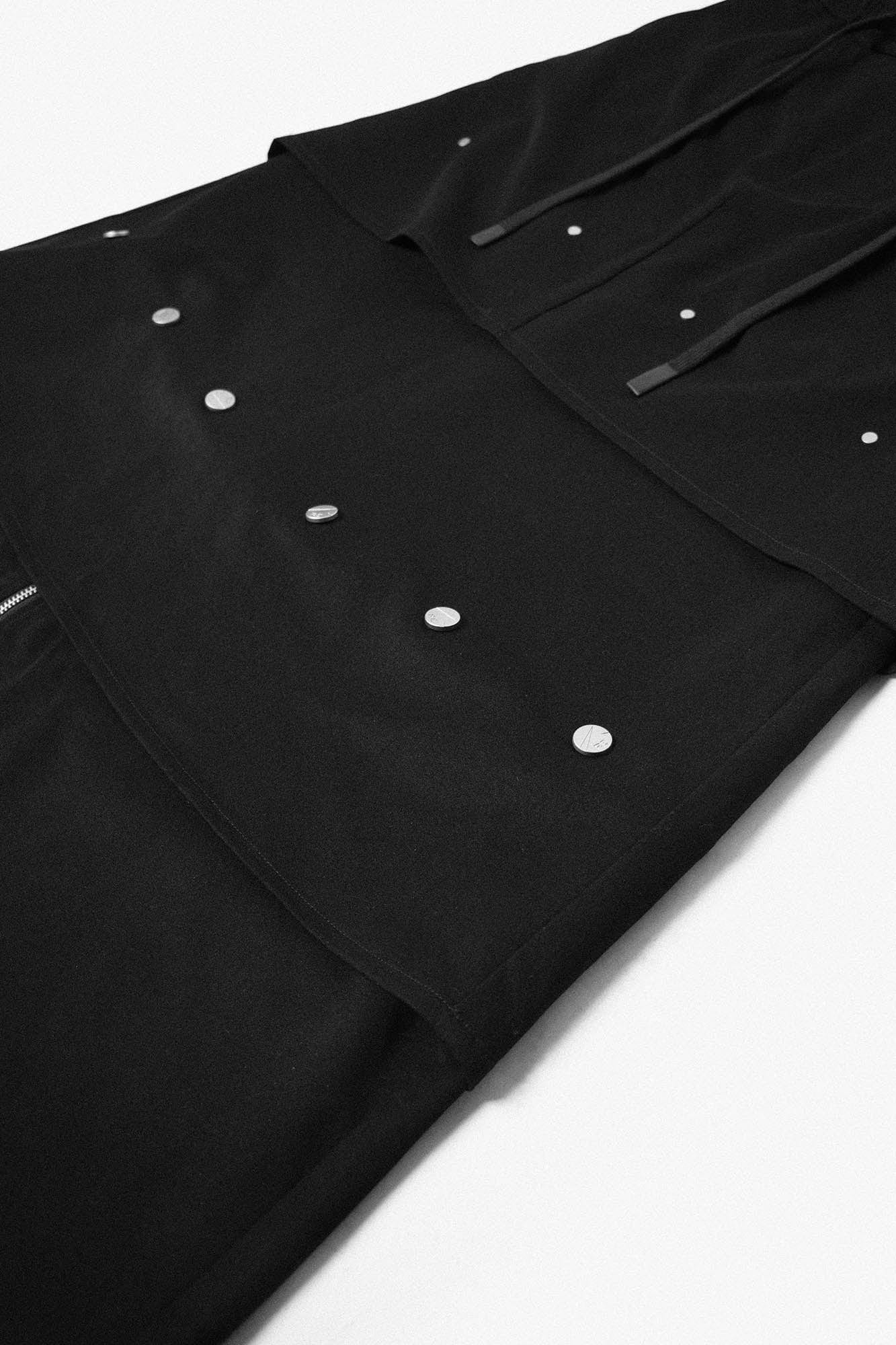 RELABEL Layered Detachable Snap-Fastener Long Skirt, premium urban and streetwear designers apparel on PROJECTISR.com, RELABEL