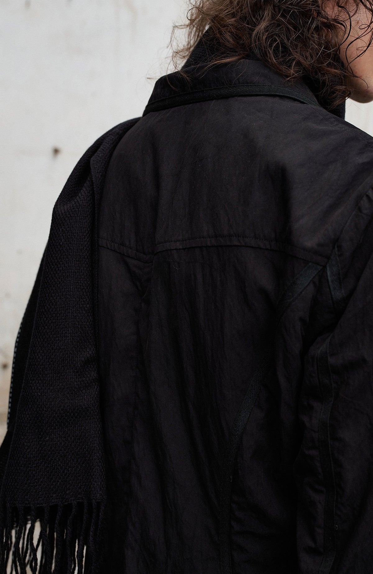 ILNya Nieternite Nifutur Deconstructed Napoleon-Button Blazer Jacket