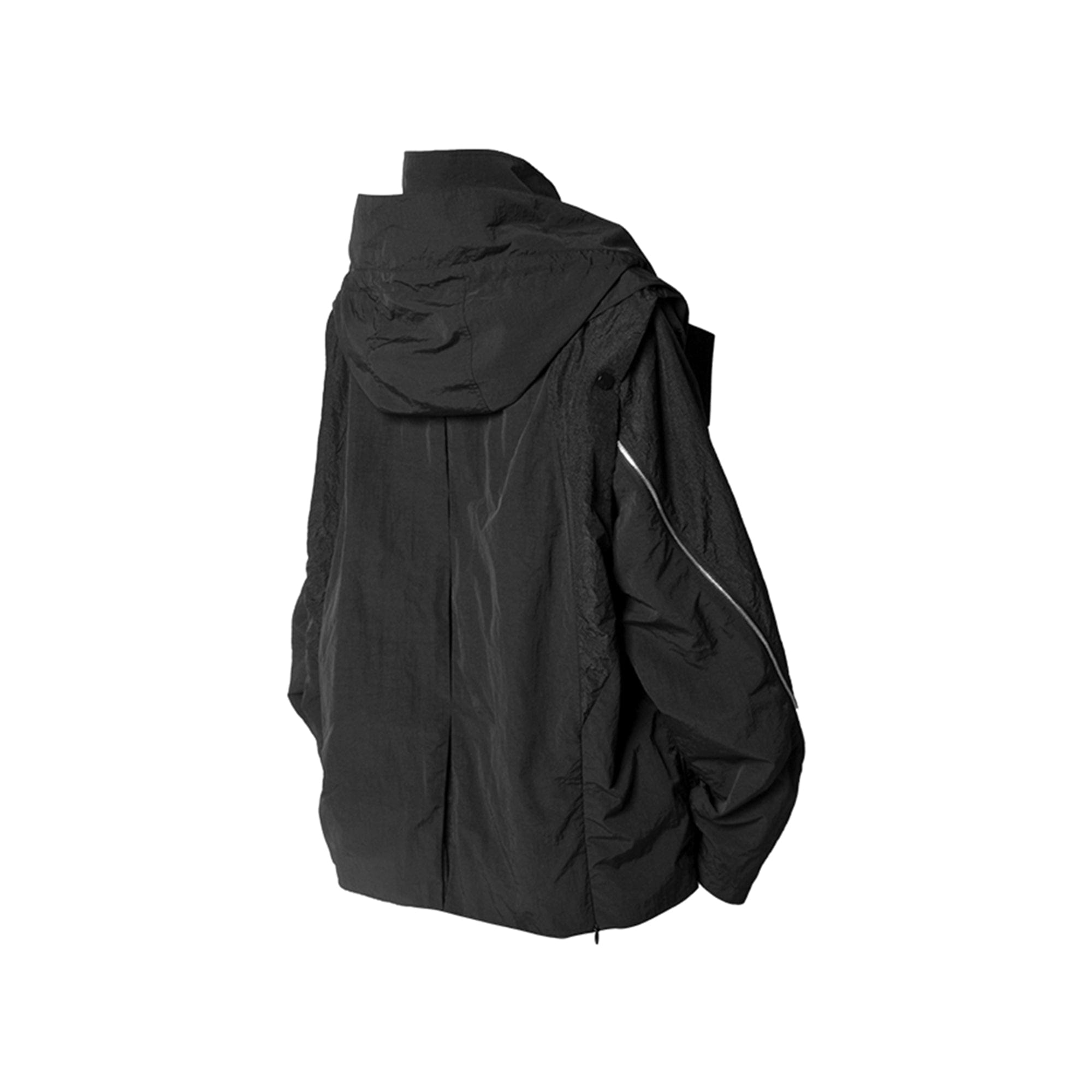 RELABEL Detachable Throughout Zipper Hoodie Jacket, premium urban and streetwear designers apparel on PROJECTISR.com, RELABEL