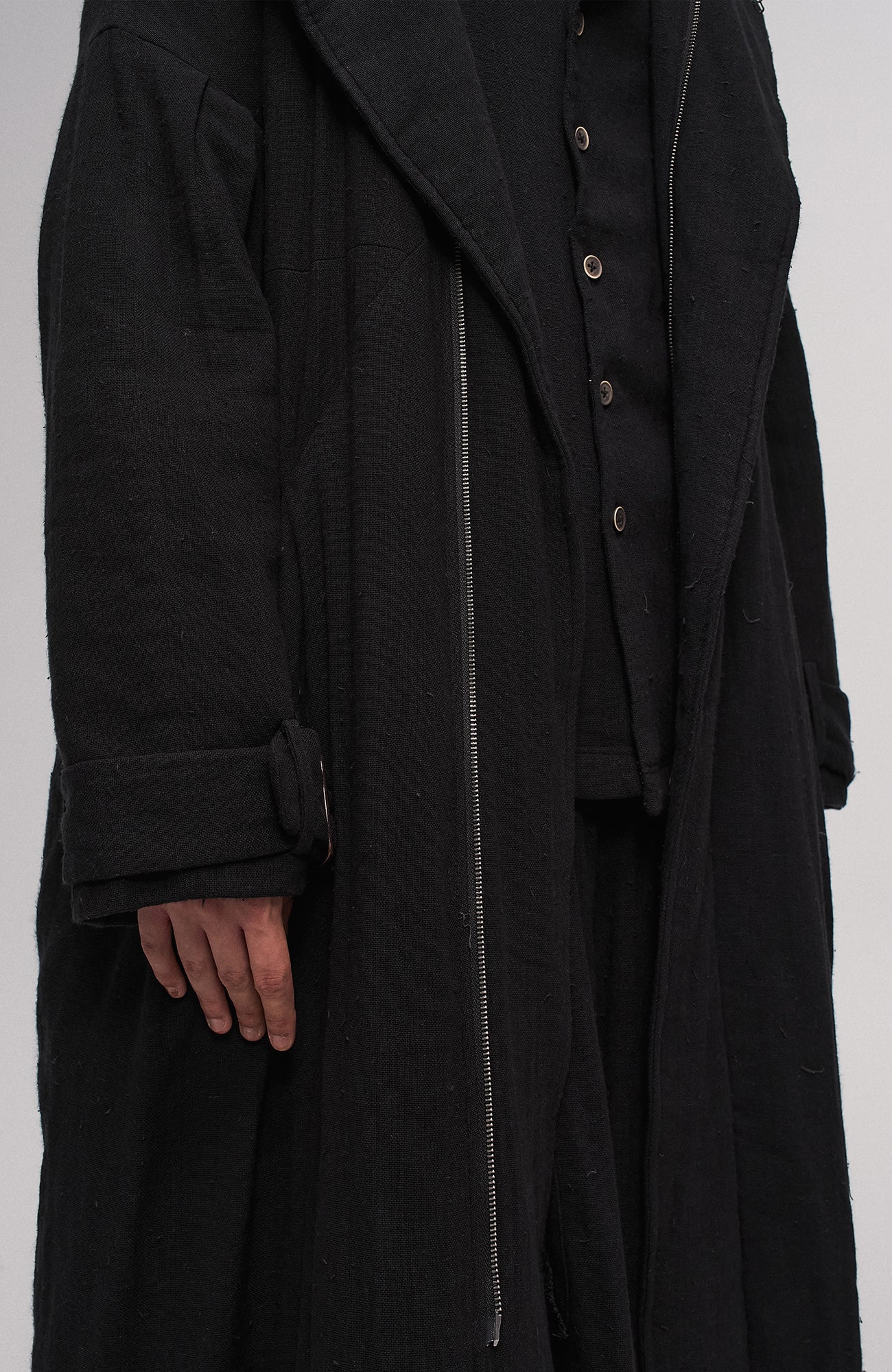 ILNya Nieternite Nifutur Essential Linen-Blend Oversized 3M Coat