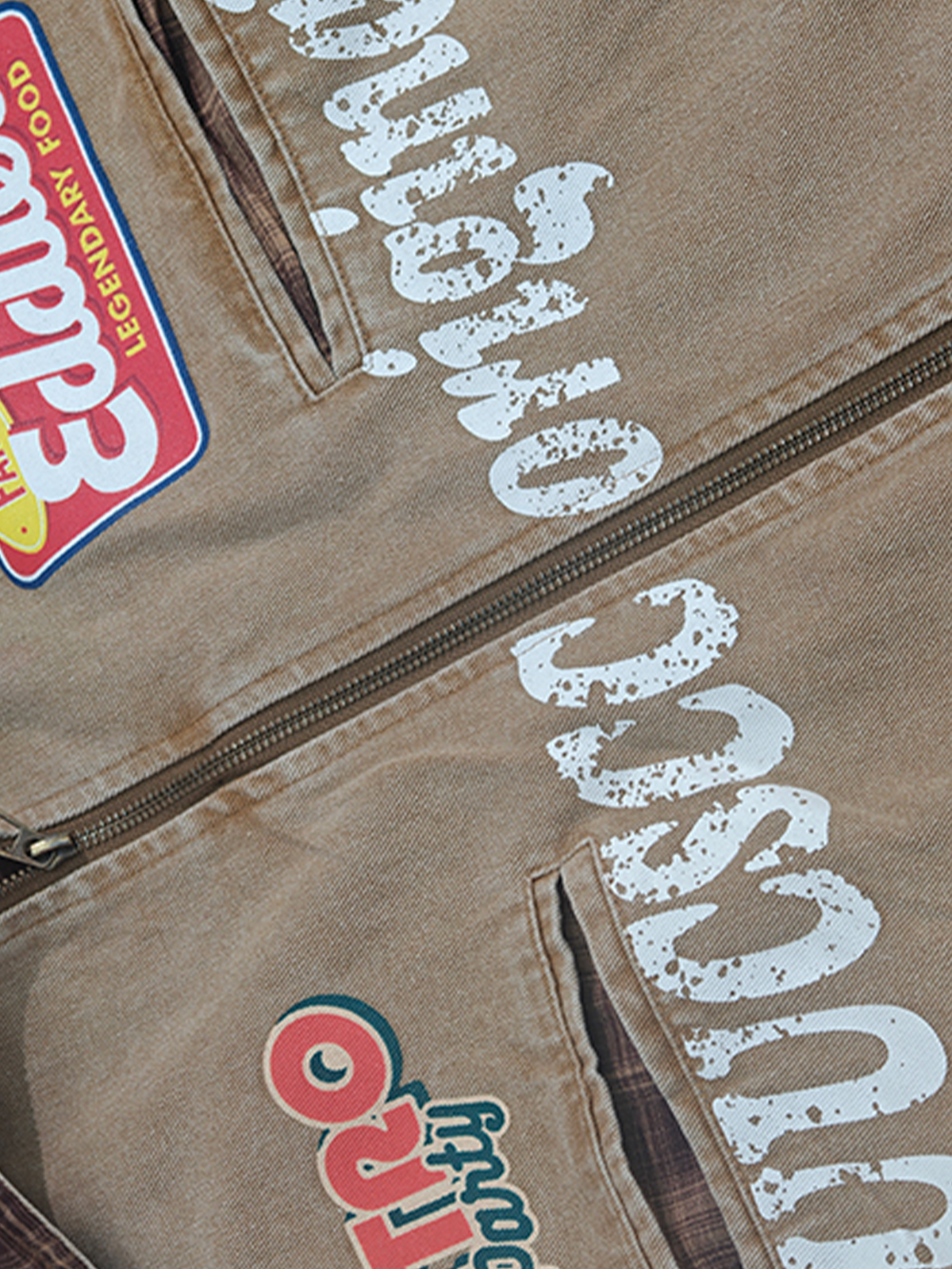 UUCSCC Retro Oversized Denim Varsity Jacket, premium urban and streetwear designers apparel on PROJECTISR.com, UUCSCC