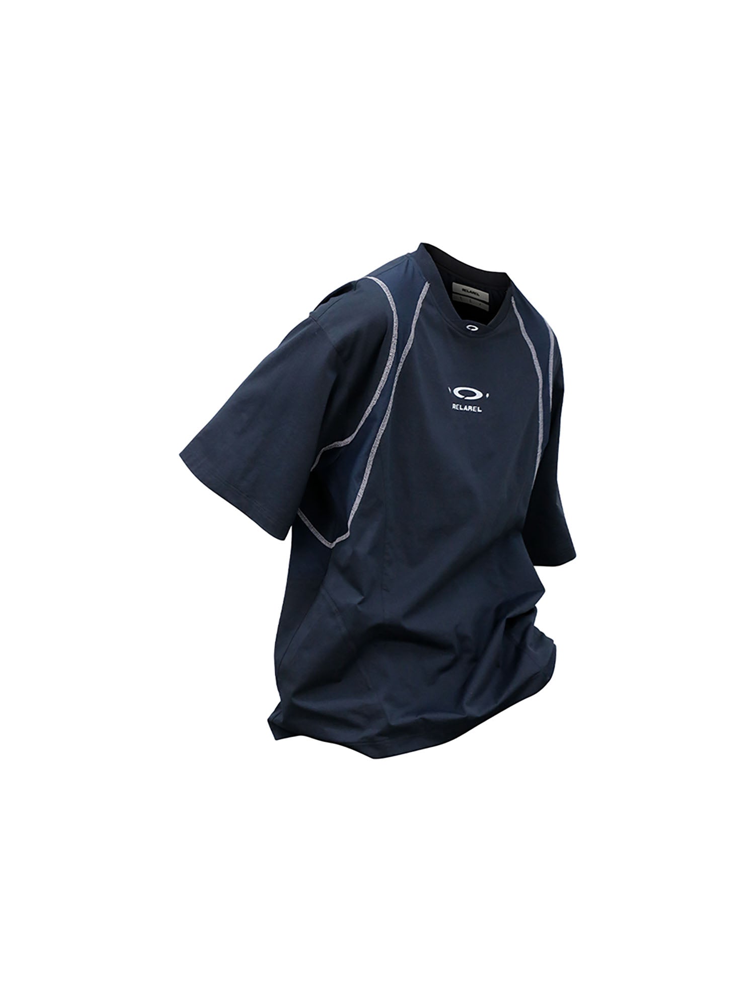 RELABEL Contrast Paneled Quick-Dry Tee