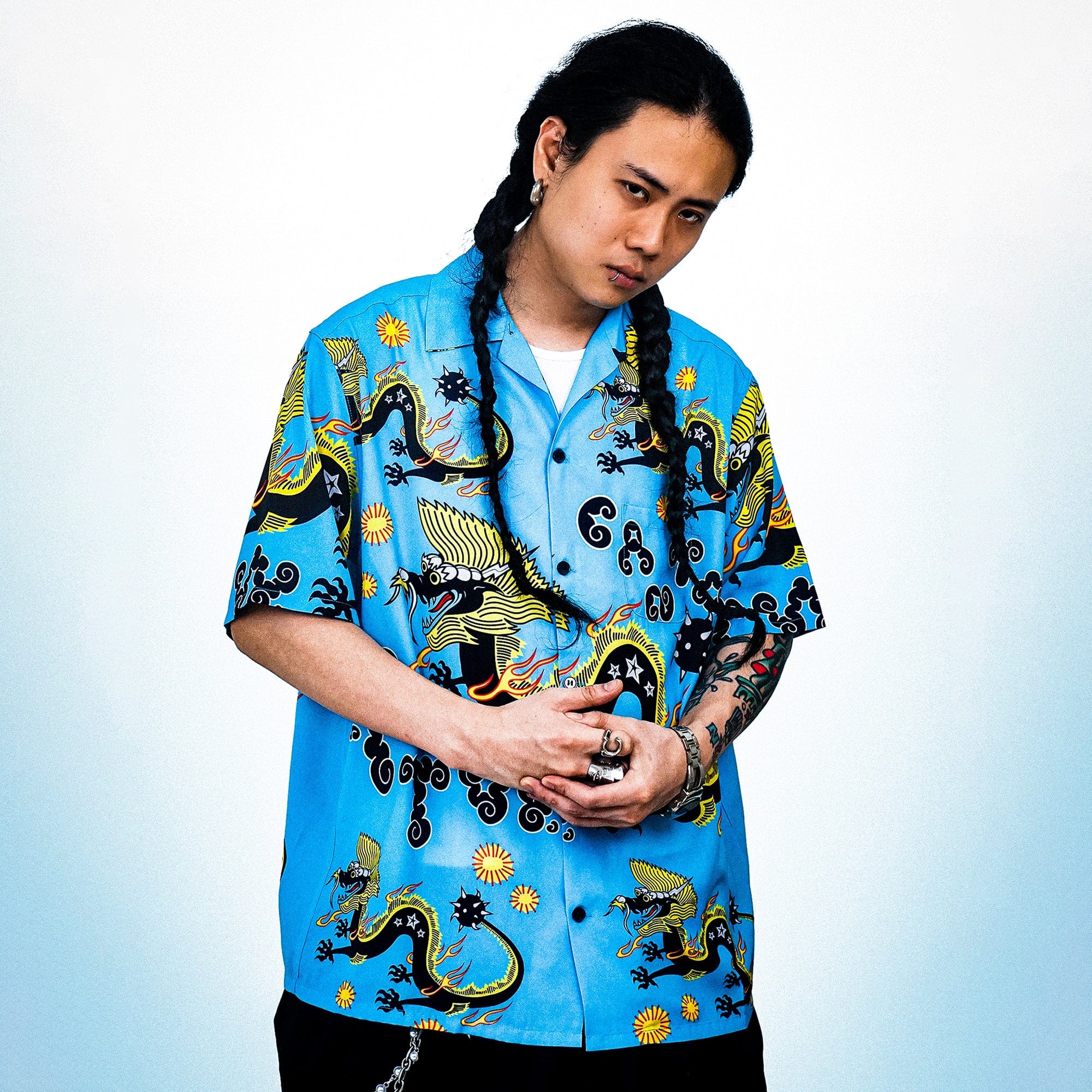 WCC Dragon Half-Shirt, premium urban and streetwear designers apparel on PROJECTISR.com, WCC