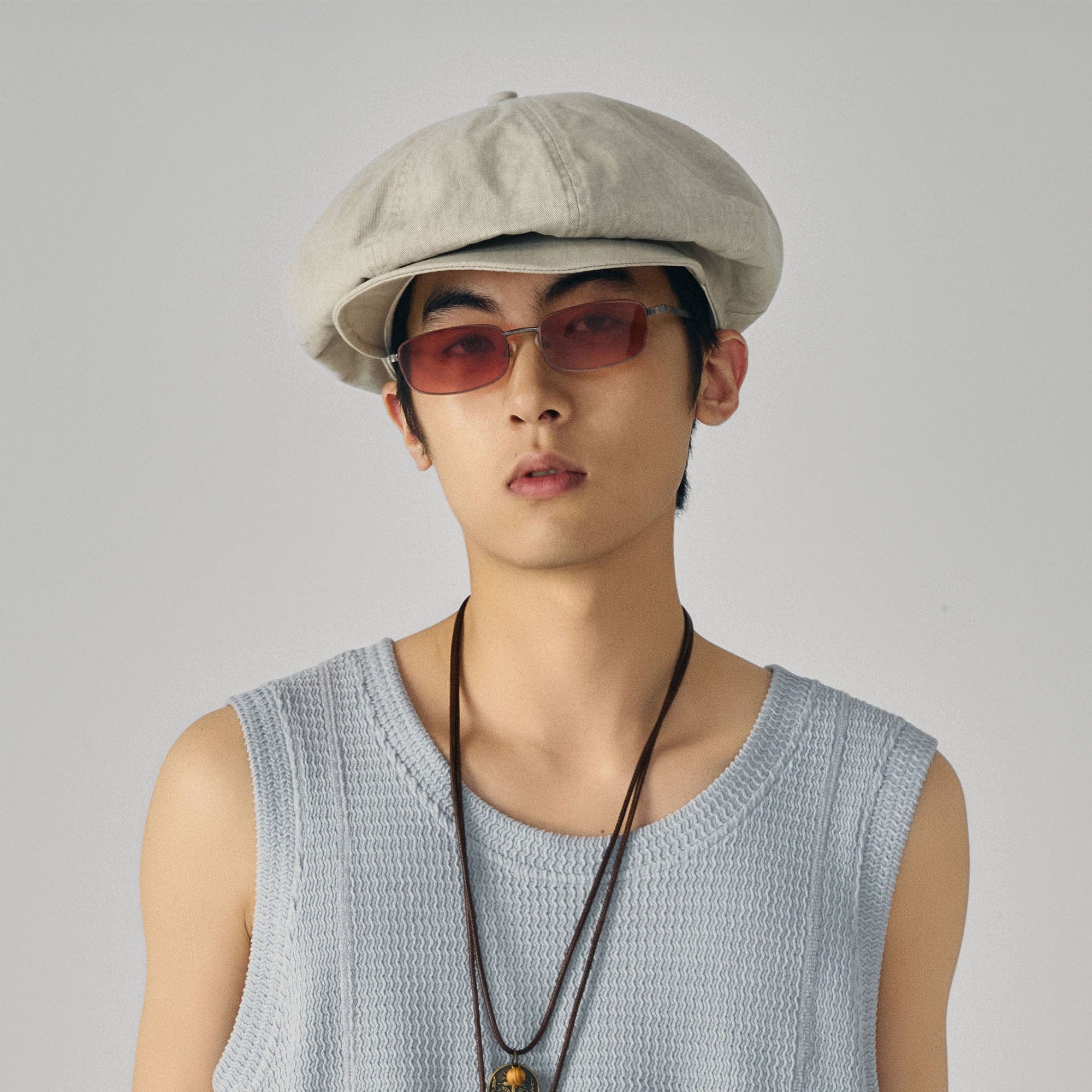 GONGHE REPUB Retro Washed Octagonal Hat, premium urban and streetwear designers apparel on PROJECTISR.com, GONGHE REPUB