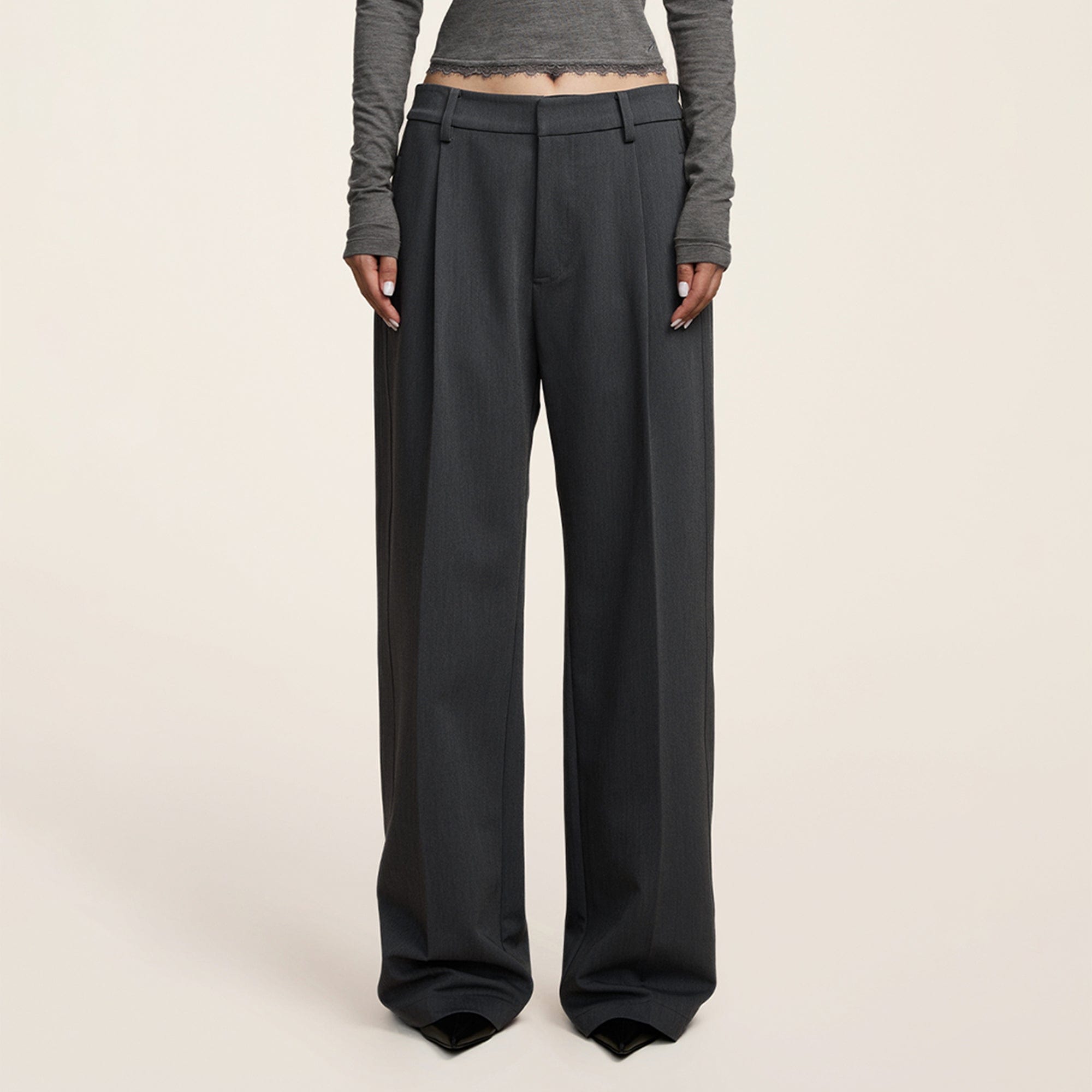 OPICLOTH Classic 90S Wrinkle-Free Trousers, premium urban and streetwear designers apparel on PROJECTISR.com, OPICLOTH