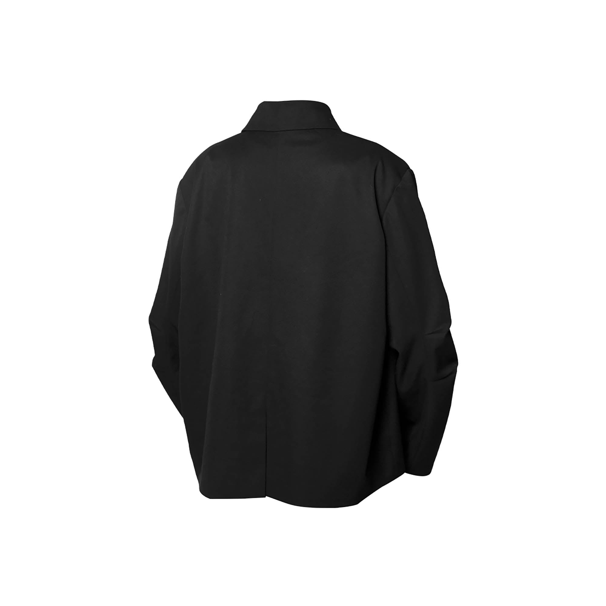 RELABEL Detachable-Collar Wool-Blended Pleated Blazer, premium urban and streetwear designers apparel on PROJECTISR.com, RELABEL