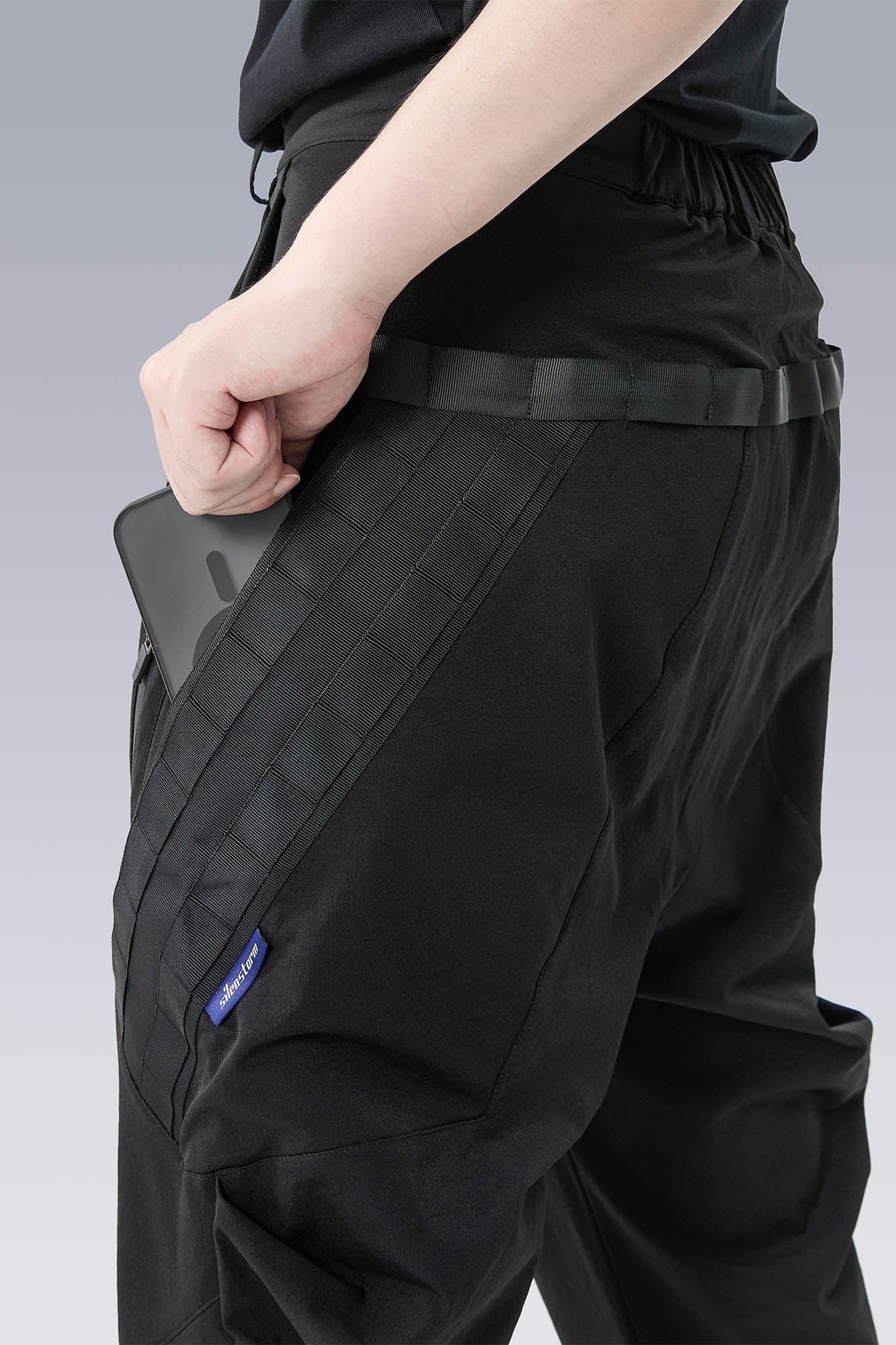 SILENSTORM Modern Tactical Multi-Pocket Pleated Pants, premium urban and streetwear designers apparel on PROJECTISR.com, SILENSTORM