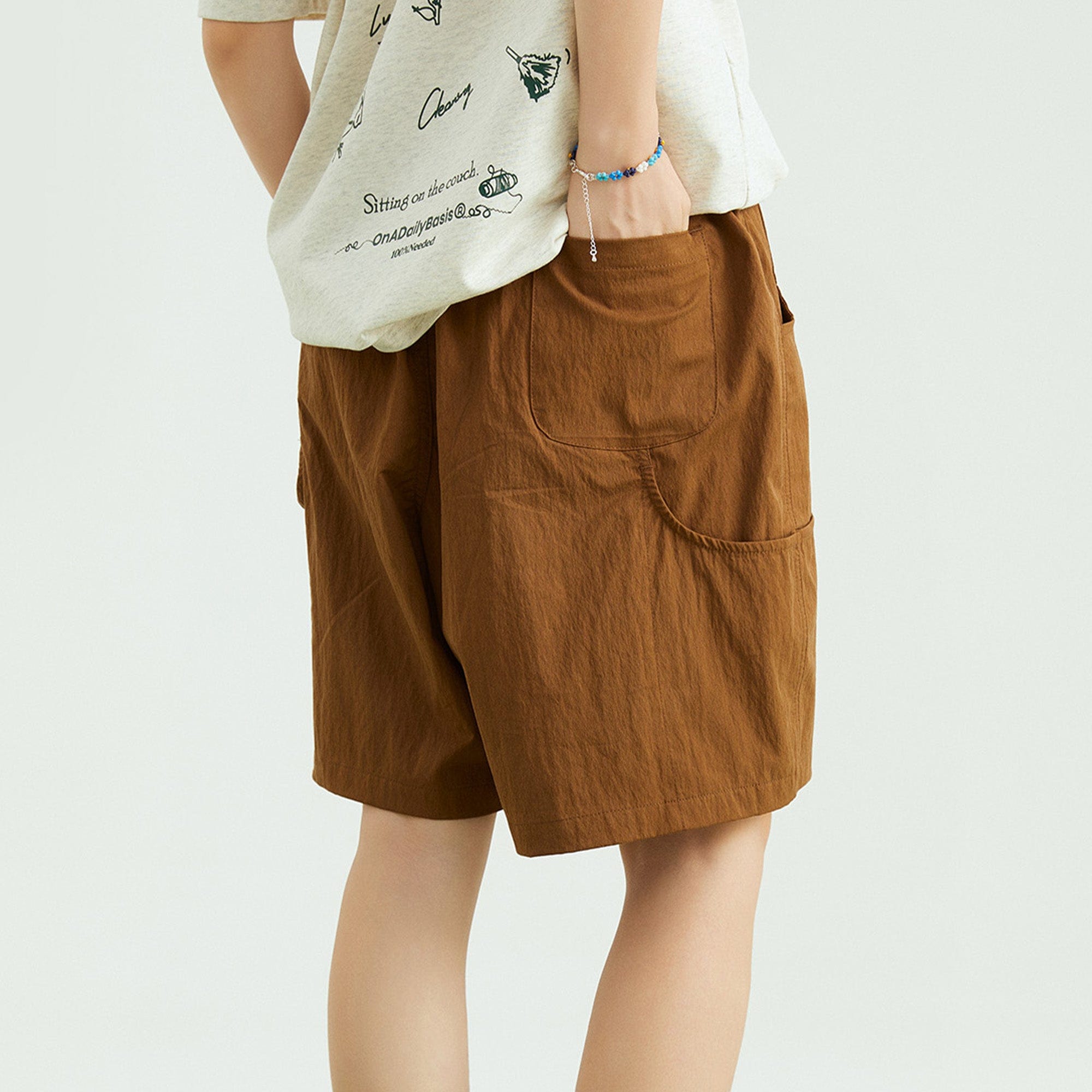 ONADAILYBASIS Layered Pocket Quick-Dry Outdoor Shorts, premium urban and streetwear designers apparel on PROJECTISR.com, ONADAILYBASIS