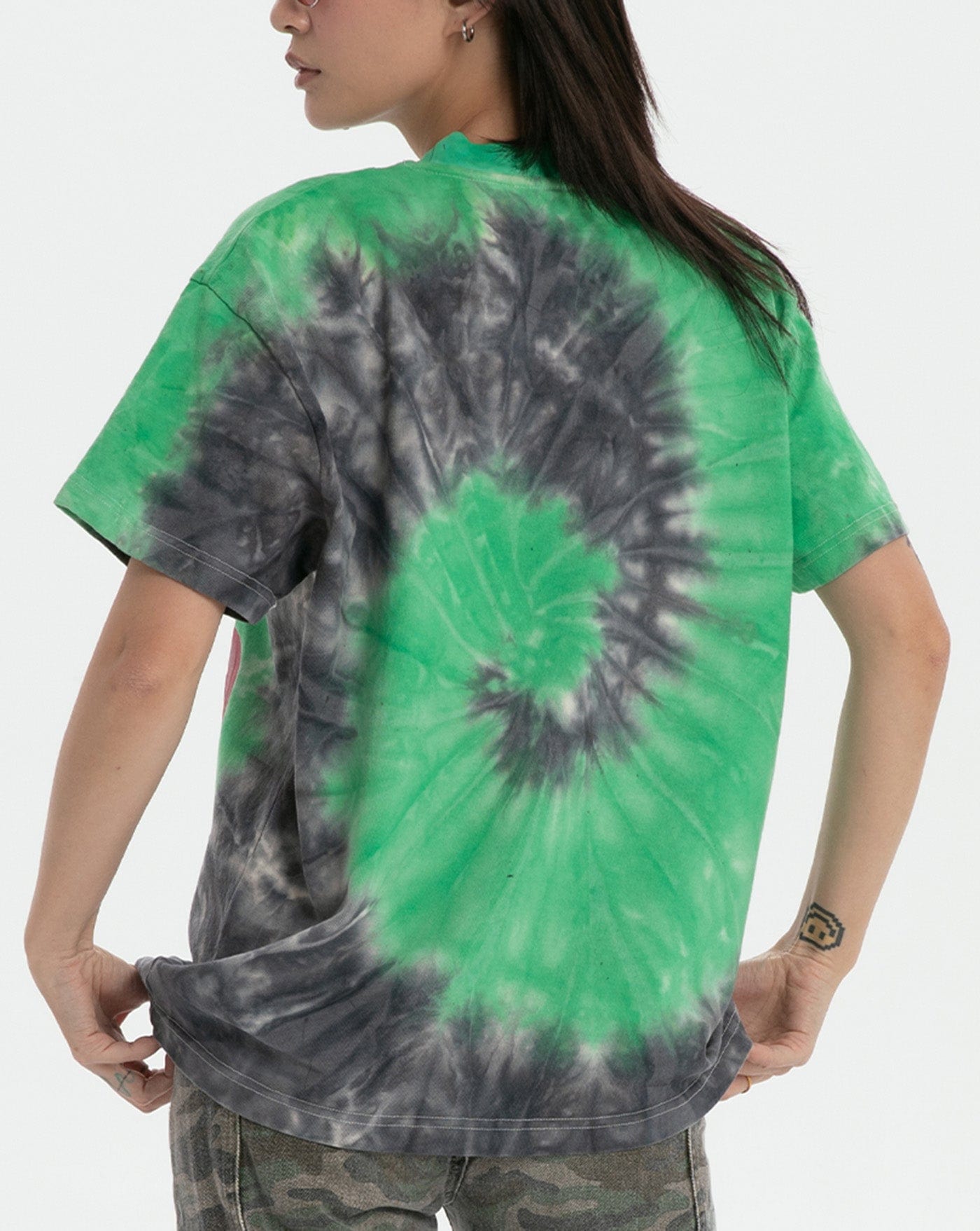 RTVG Tie-Dye Full-print Telephone T-Shirt, premium urban and streetwear designers apparel on PROJECTISR.com, RTVG