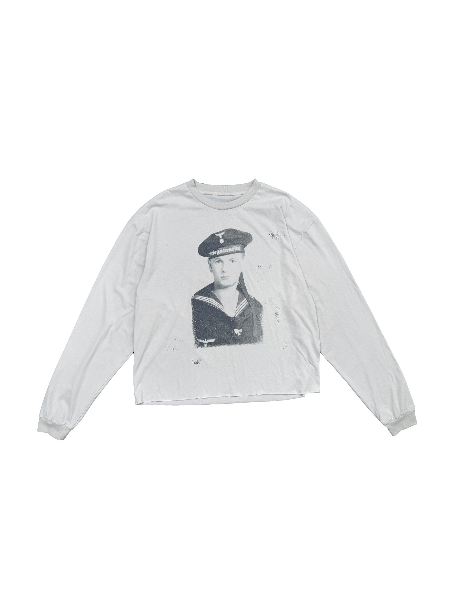 RICHILL Retro Naval Graphic Crewneck Long-Sleeve Tee, premium urban and streetwear designers apparel on PROJECTISR.com, RICHILL