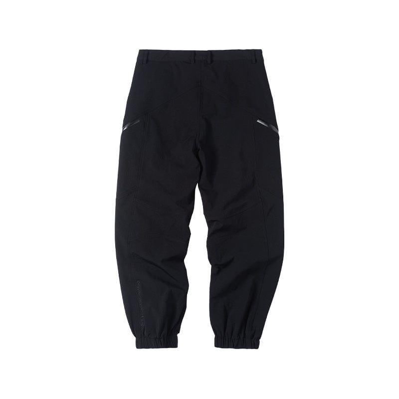 ENSHADOWER Crinkled & Pleated Zipper Jogger, premium urban and streetwear designers apparel on PROJECTISR.com, ENSHADOWER
