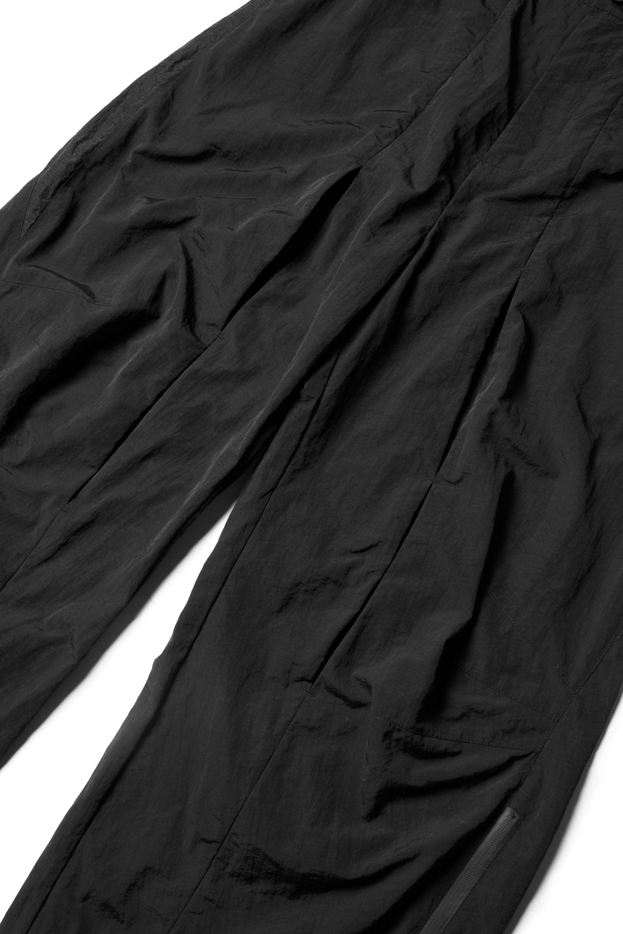 RELABEL The Cocoon Deconstructed Pleated Zipper Pants, premium urban and streetwear designers apparel on PROJECTISR.com, RELABEL