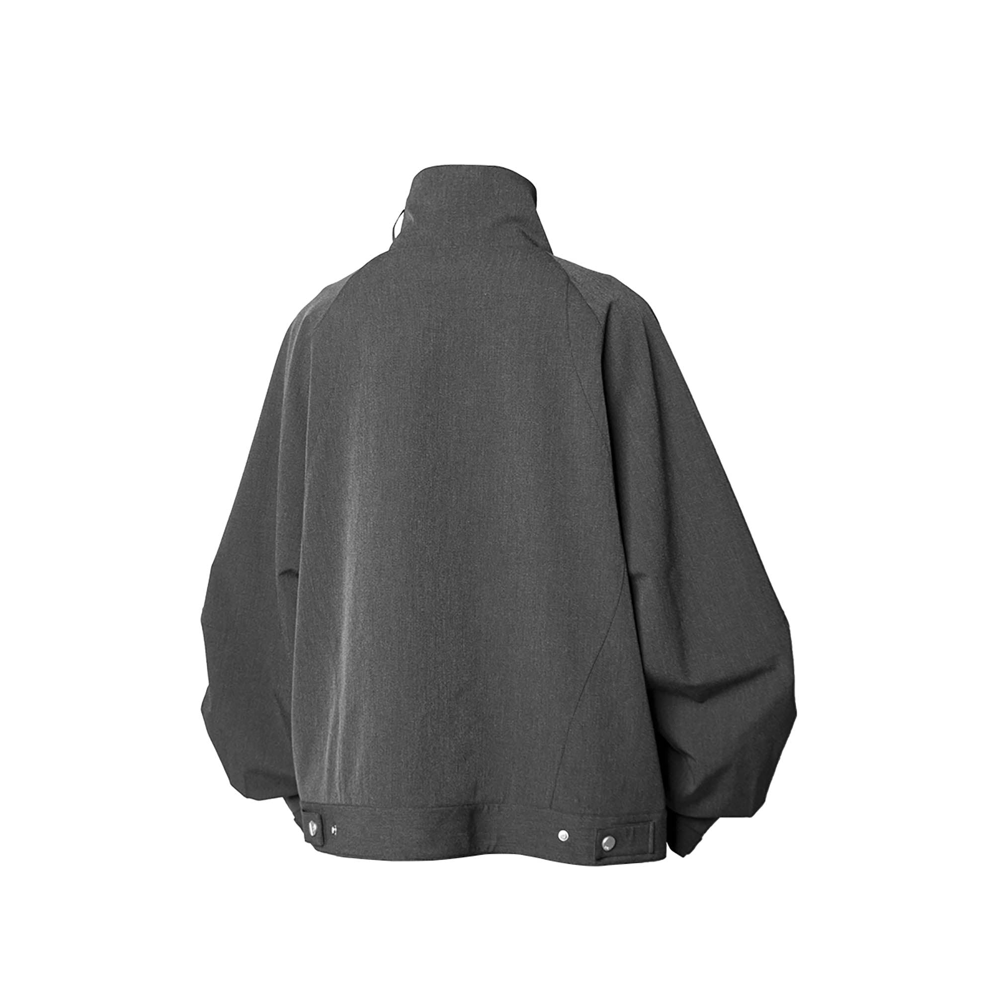RELABEL The Relief Essential Crinkled Turtleneck Jacket, premium urban and streetwear designers apparel on PROJECTISR.com, RELABEL