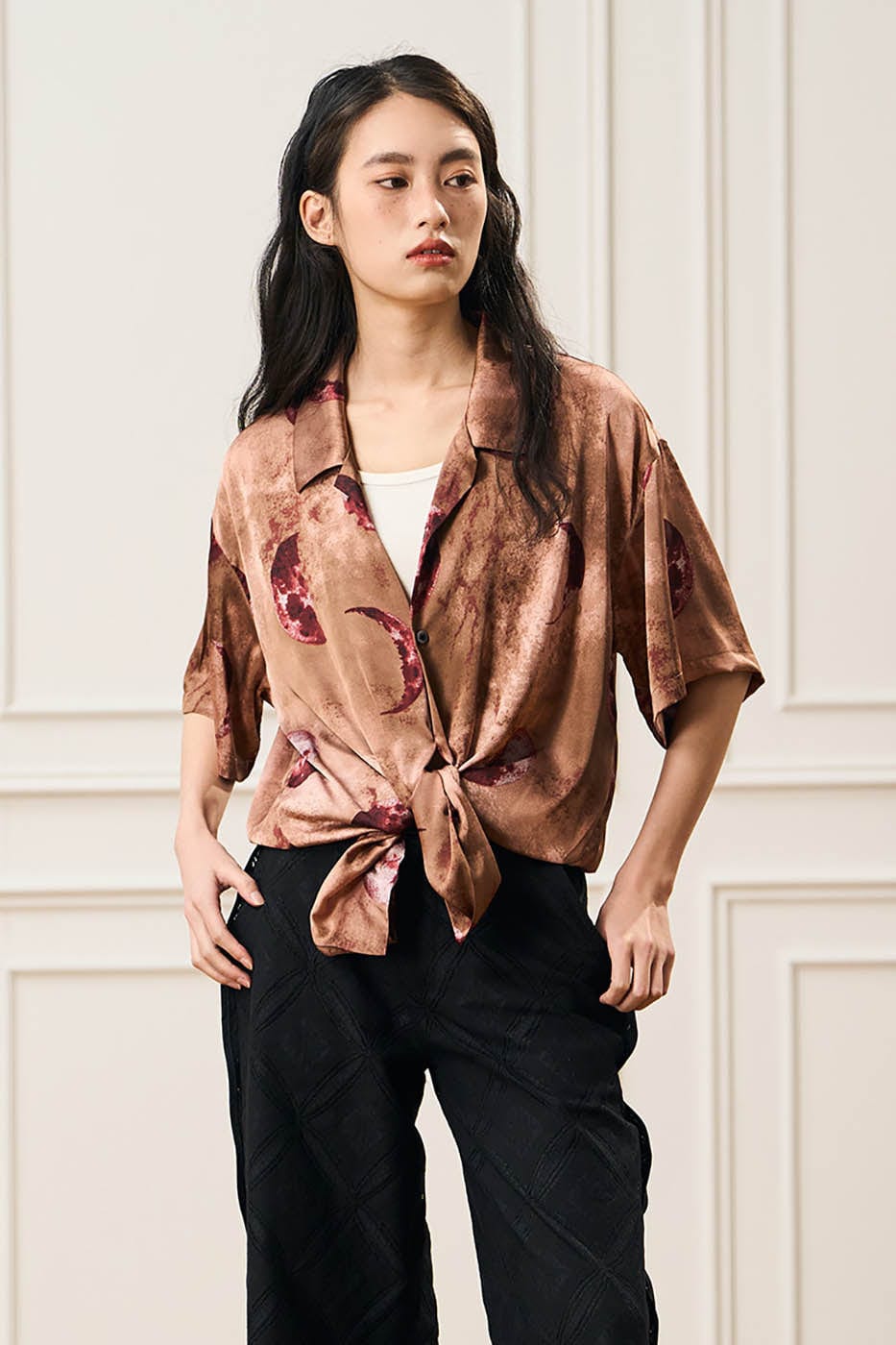 EPIC POETRY Planetary Full-Print Half Shirt, premium urban and streetwear designers apparel on PROJECTISR.com, EPIC POETRY