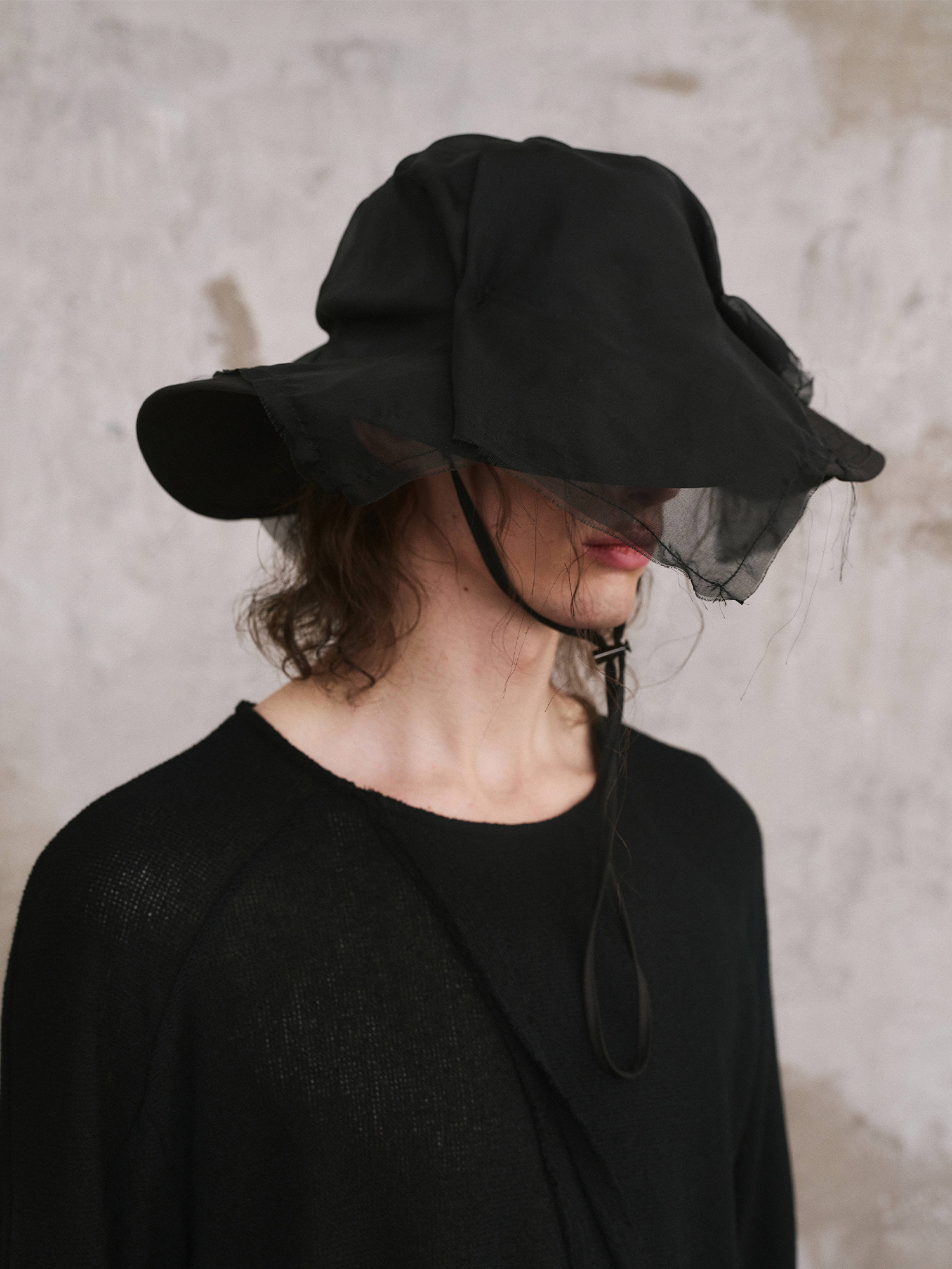 ILNya Nieternite Nifutur Mulberry Silk Veiled Sun Hat