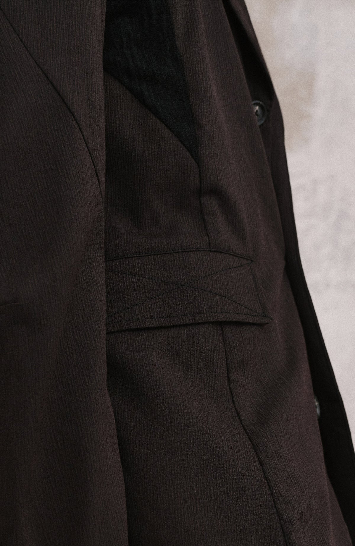 ILNya Nieternite Nifutur Spliced Knit Blazer Jacket