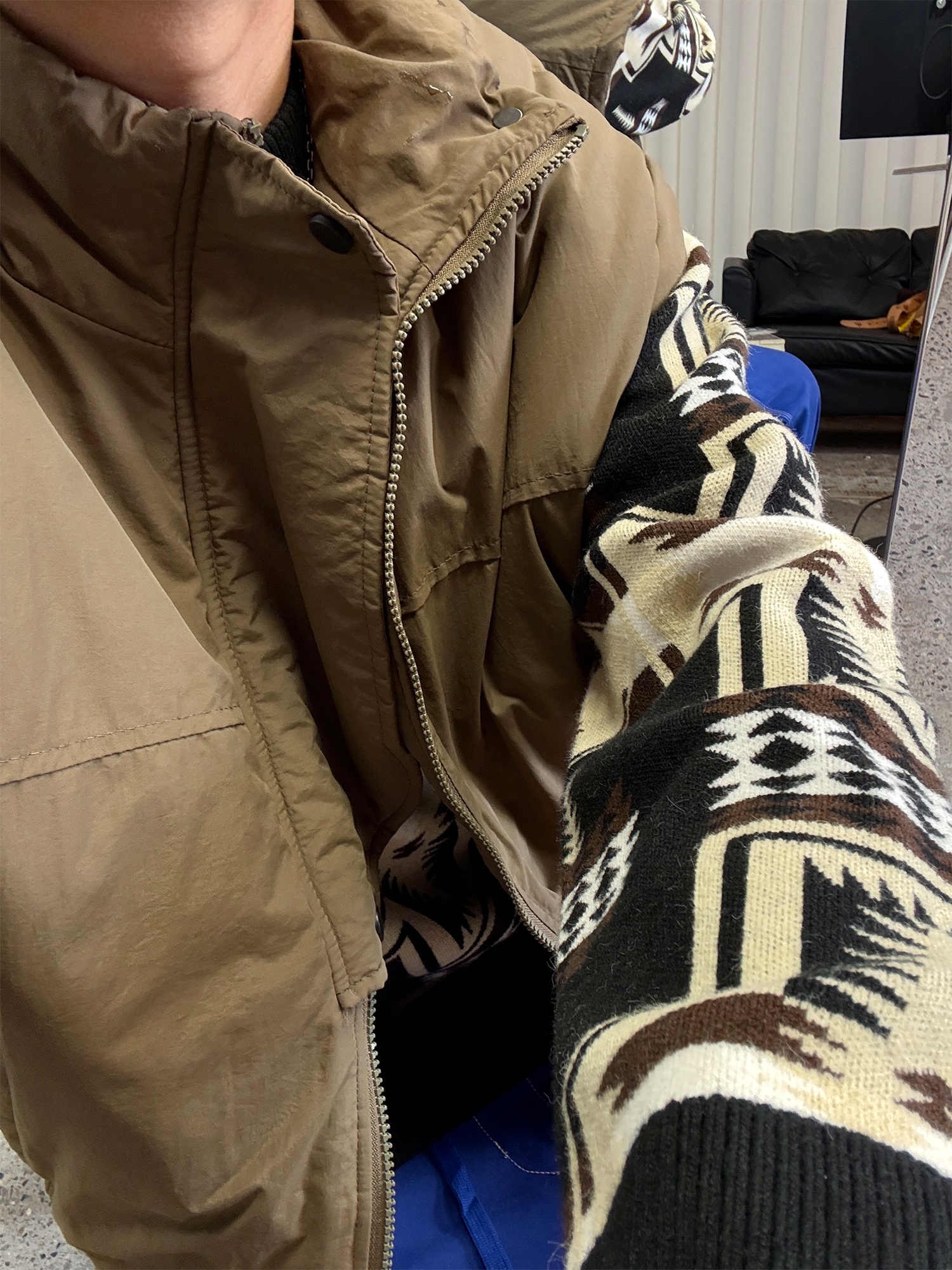 ME DA IGUAL Asym Placket Waterproof Vest