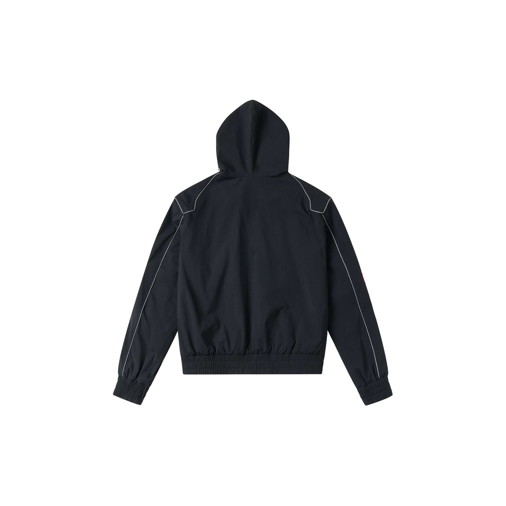 SAVAGEGROWTHWORLD Embroidered Logo Piped Hooded Jacket, premium urban and streetwear designers apparel on PROJECTISR.com, SAVAGEGROWTHWORLD