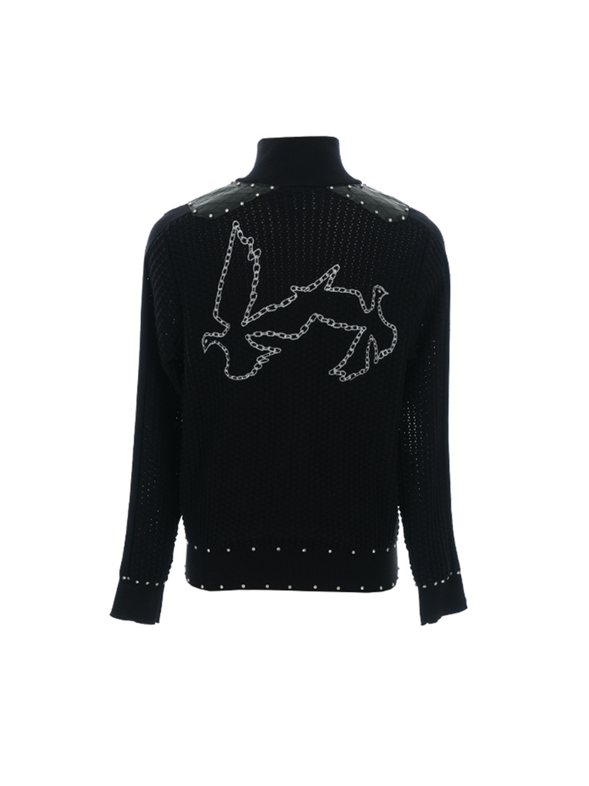 VINKID Chain-Link Feather Knit Zip-Up Jacket, premium urban and streetwear designers apparel on PROJECTISR.com, VINKID