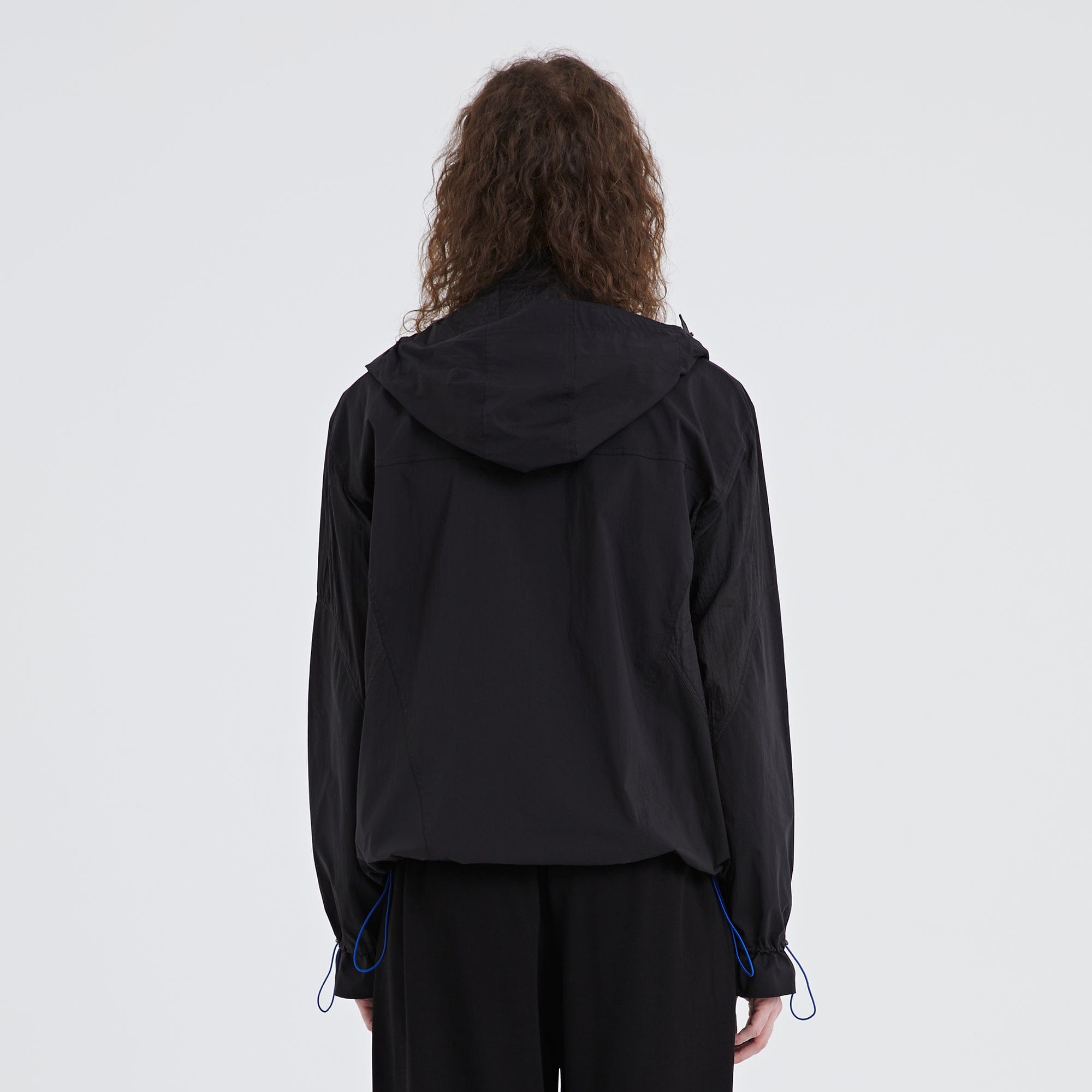 ORGANIC EMOTION Modern Drawstring Asymmetrical Jacket, premium urban and streetwear designers apparel on PROJECTISR.com, ORGANIC EMOTION