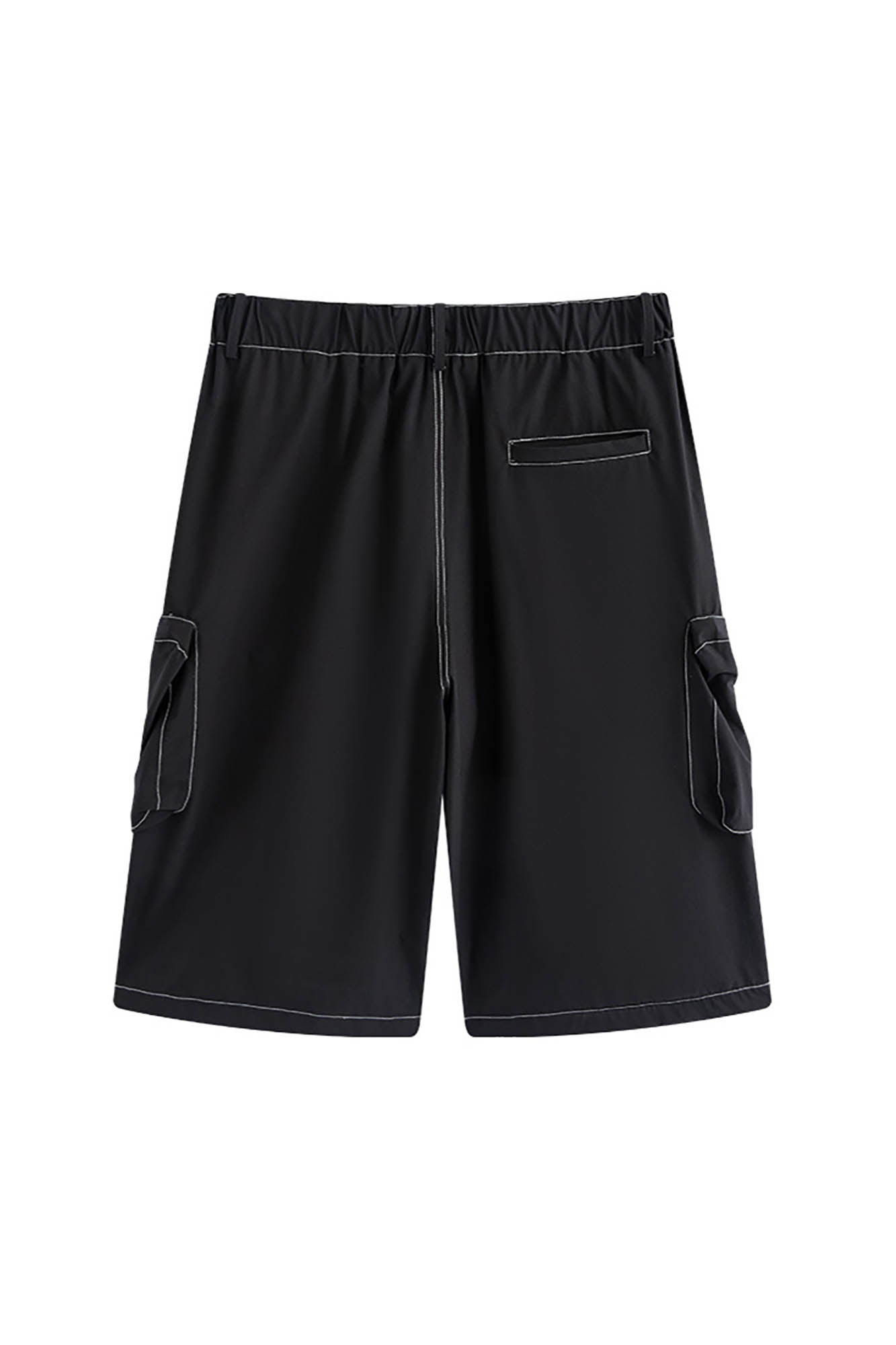 ENSHADOWER Stitched Multi-Pocket Cargo Shorts, premium urban and streetwear designers apparel on PROJECTISR.com, ENSHADOWER