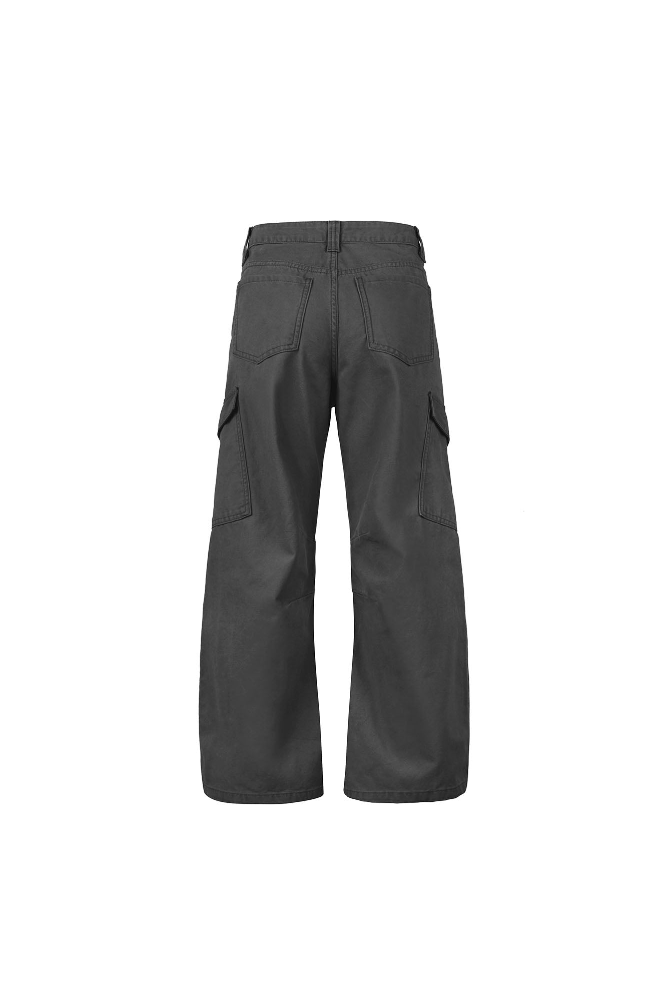 OKAYTHXBYE Washed Button Flap-Pocket Cargo Pants, premium urban and streetwear designers apparel on PROJECTISR.com, OKAYTHXBYE
