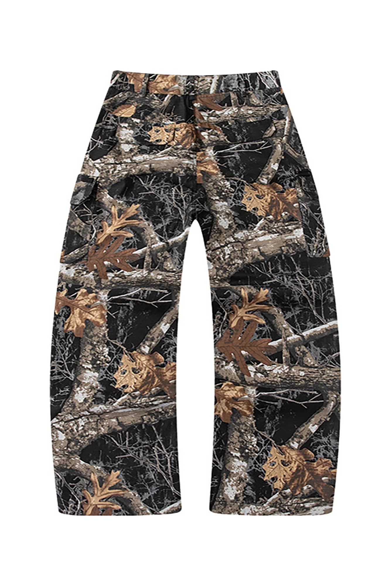 ENSHADOWER Branch Camo Multi-Pocket Straight-Leg Pants, premium urban and streetwear designers apparel on PROJECTISR.com, ENSHADOWER