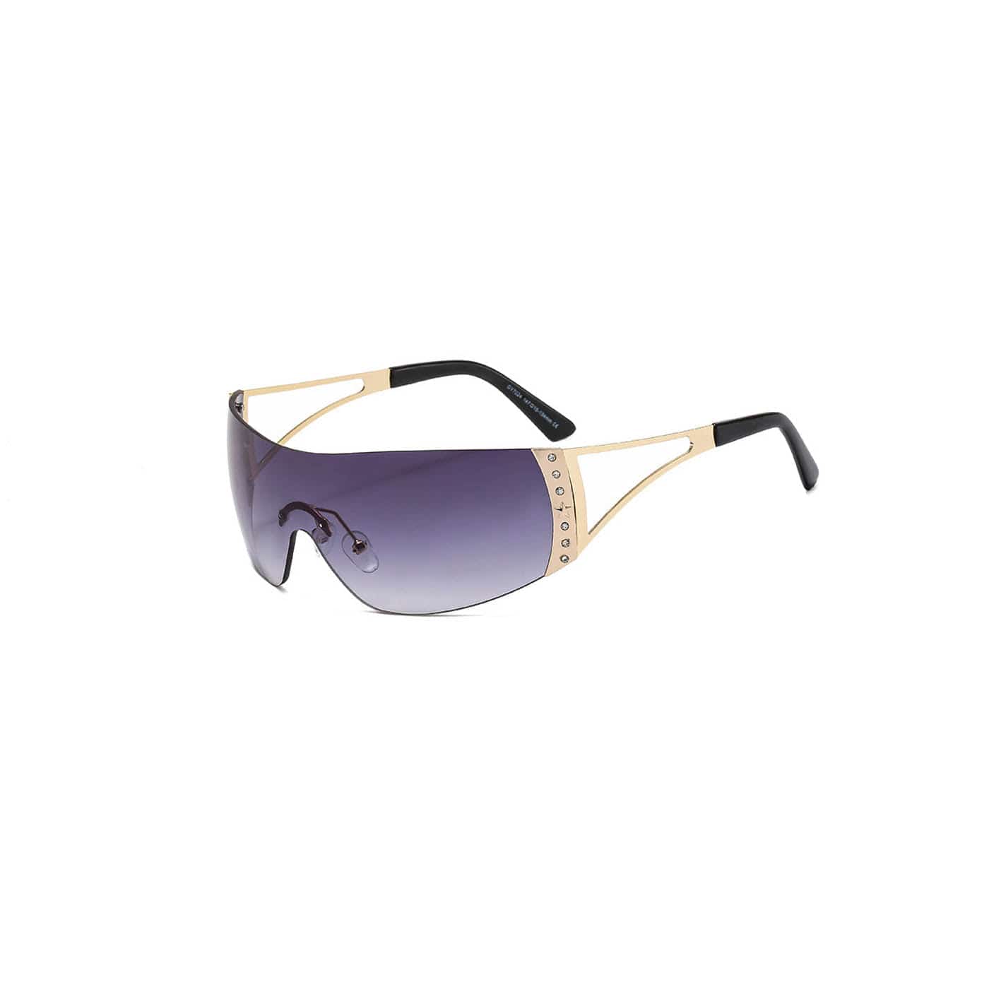 DAMAGE ASIA OPTICALS Rhinestone Frameless Sunglasses, premium urban and streetwear designers apparel on PROJECTISR.com, DAMAGE ASIA