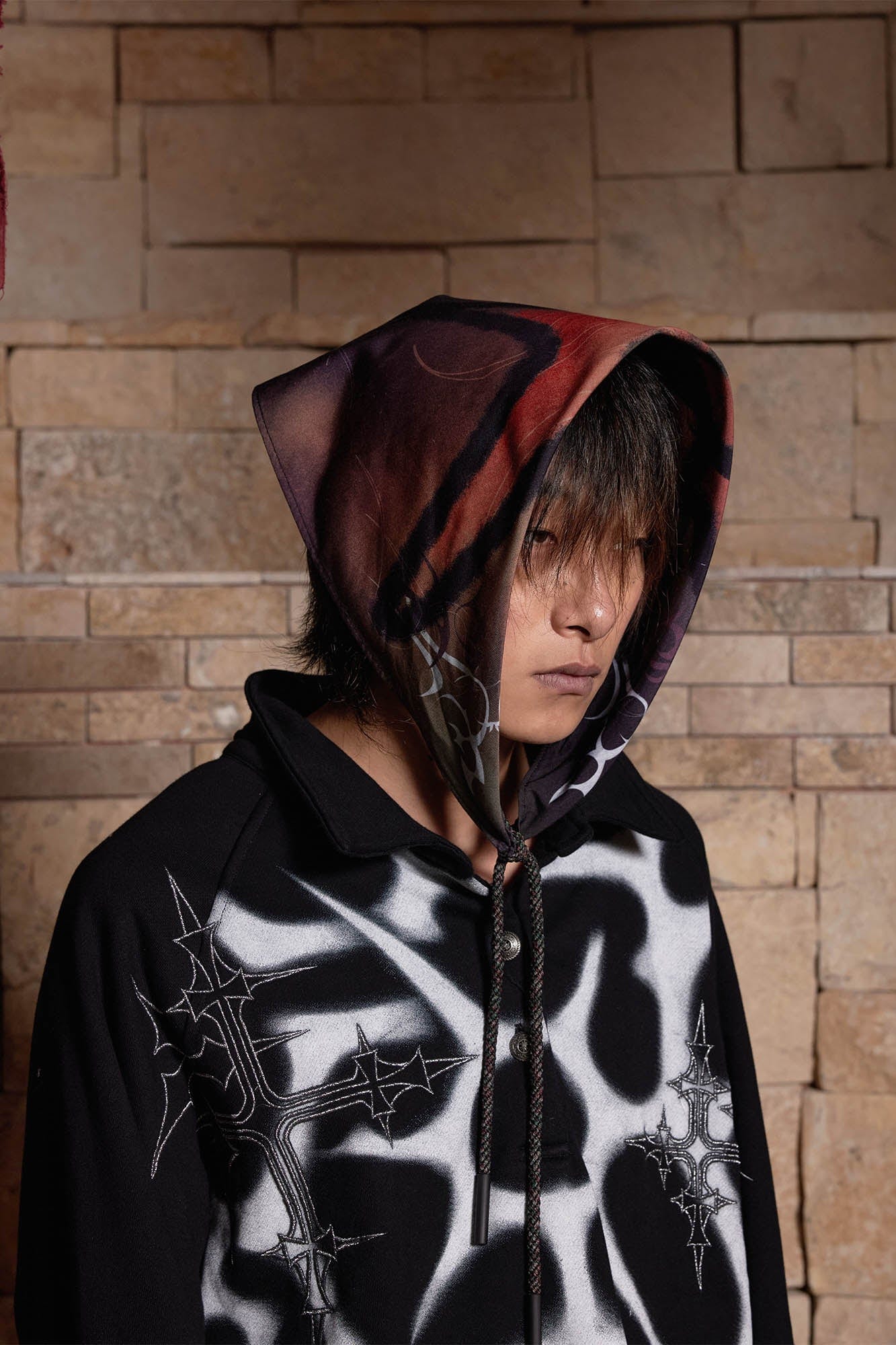 DND4DES Abstract Graffiti Headscarf, premium urban and streetwear designers apparel on PROJECTISR.com, DND4DES