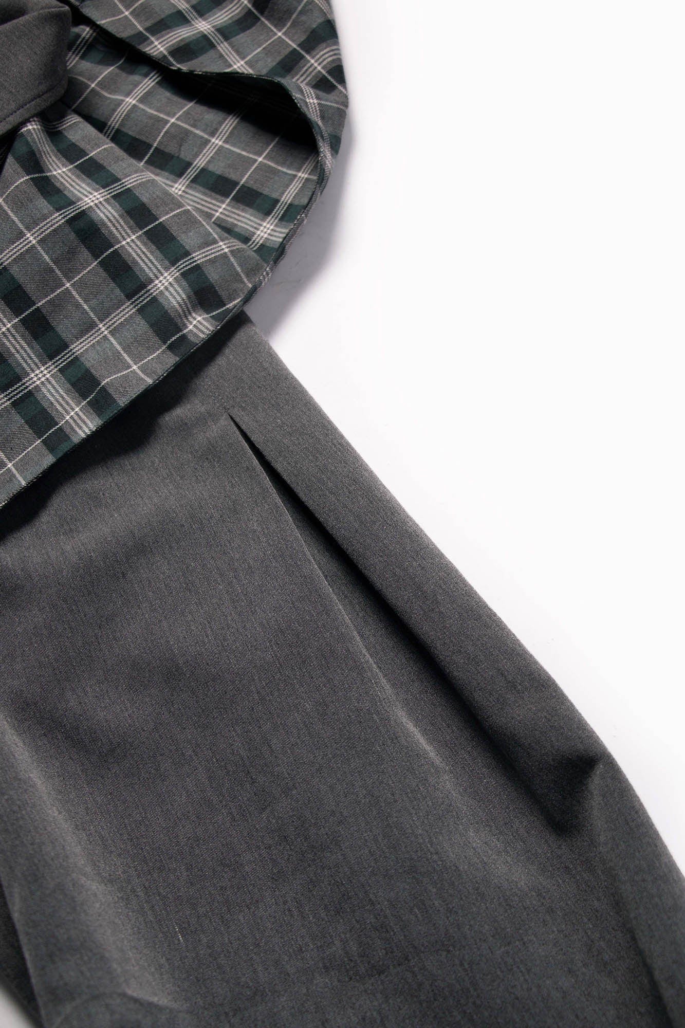 RELABEL Detachable Plaid Hooded Jacket, premium urban and streetwear designers apparel on PROJECTISR.com, RELABEL
