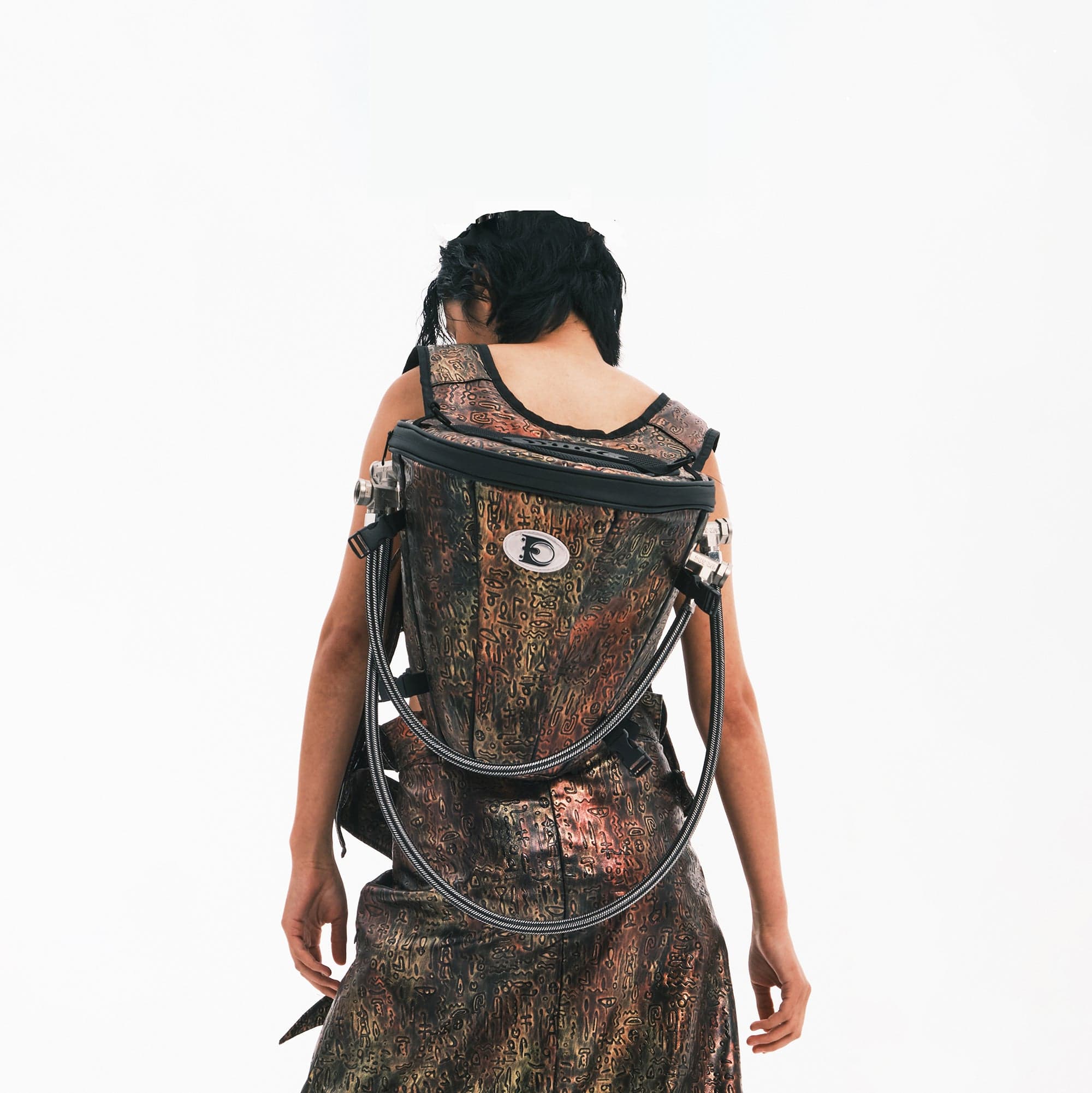 EMBRYO Retro Oracle Pipe Backpack, premium urban and streetwear designers apparel on PROJECTISR.com, EMBRYO