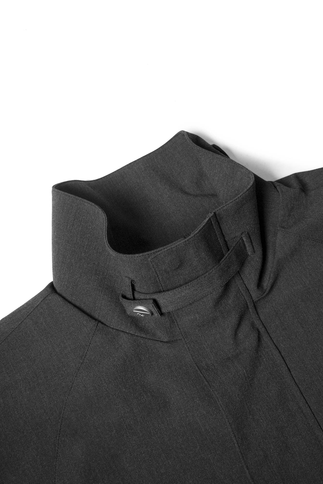 RELABEL The Relief Essential Crinkled Turtleneck Jacket, premium urban and streetwear designers apparel on PROJECTISR.com, RELABEL