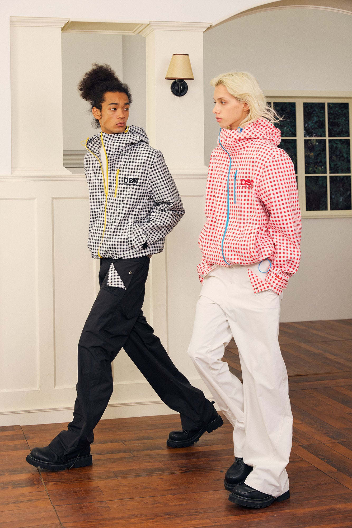 DONSMOKE Check Pocket Teflon Windproof Pants