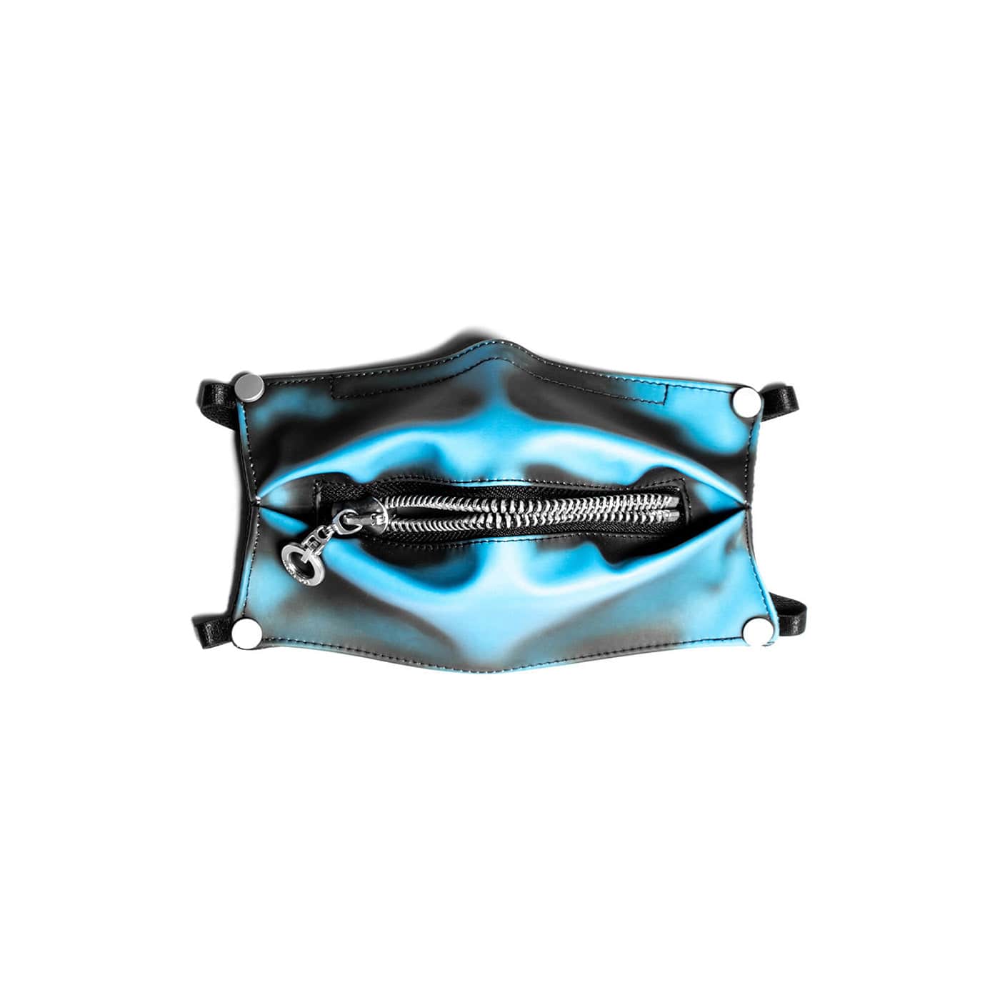 INSIDE OUT Zipper Rivet Mask, premium urban and streetwear designers apparel on PROJECTISR.com, INSIDE OUT