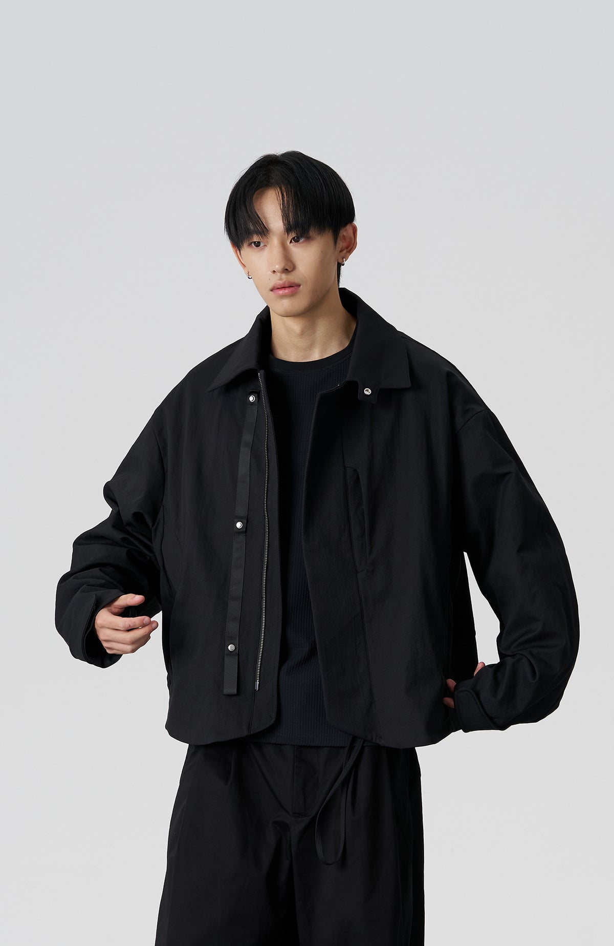 FMACM Retro Lapel Oversized Jacket