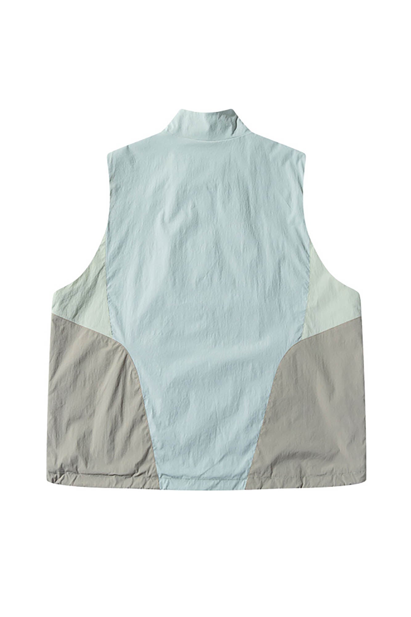 ENSHADOWER Contrast Arc Spliced Drawstring Vest, premium urban and streetwear designers apparel on PROJECTISR.com, ENSHADOWER